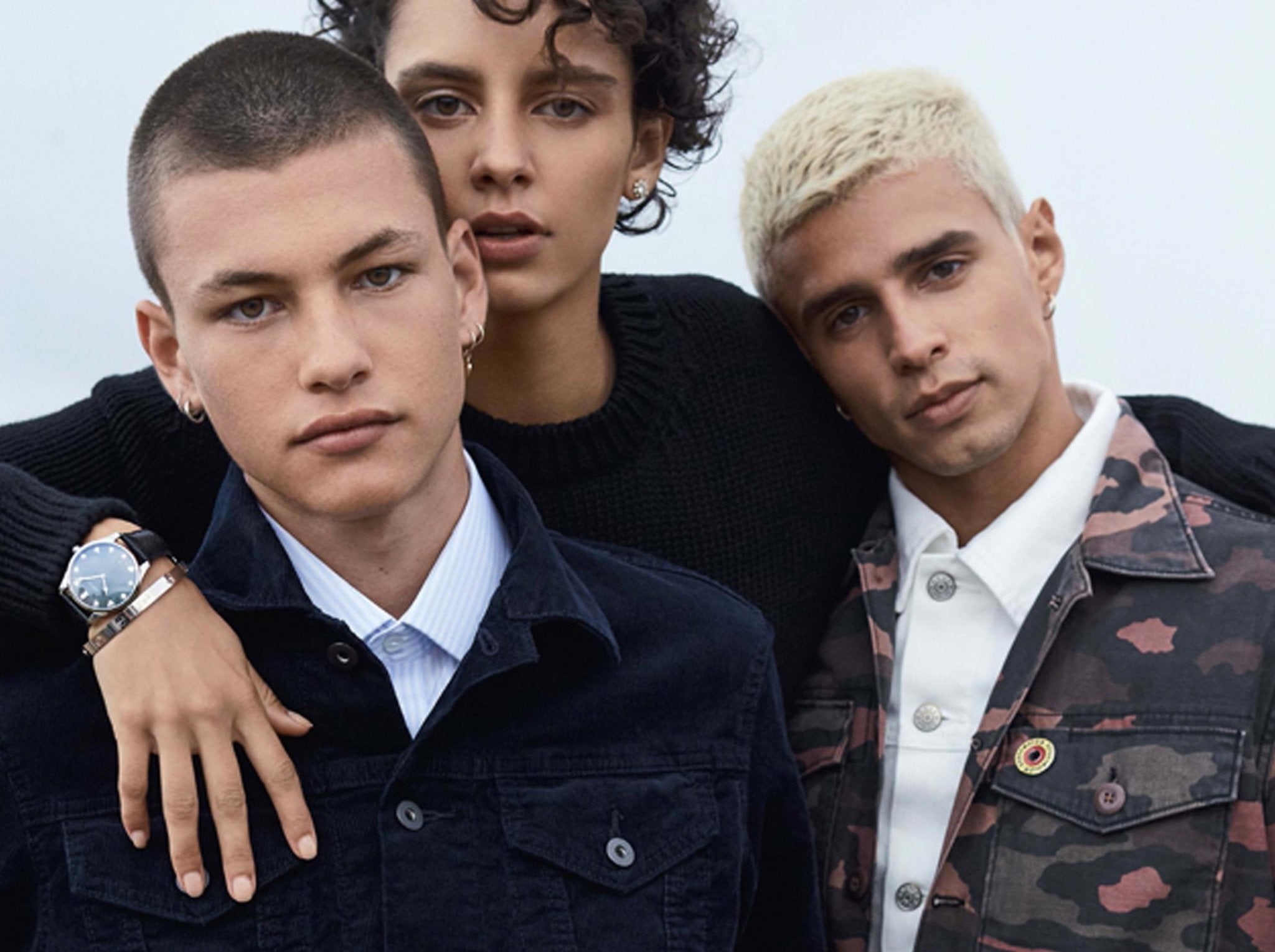 GQ Australia, model wears our Sky Soyella Music Stripe Shirt - Emma Willis