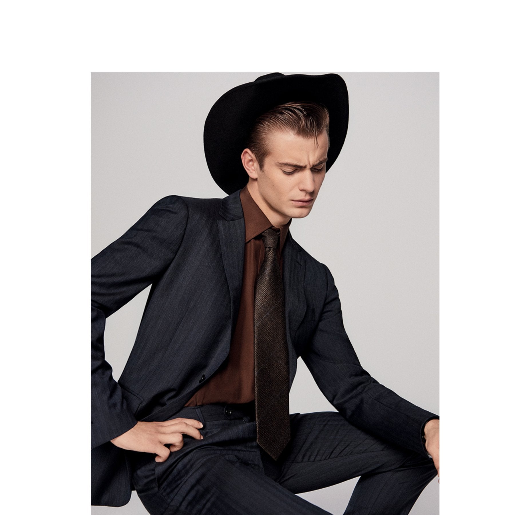 Our Brushed Cotton and Silk Shirts featured in GQ Australia - Emma Willis