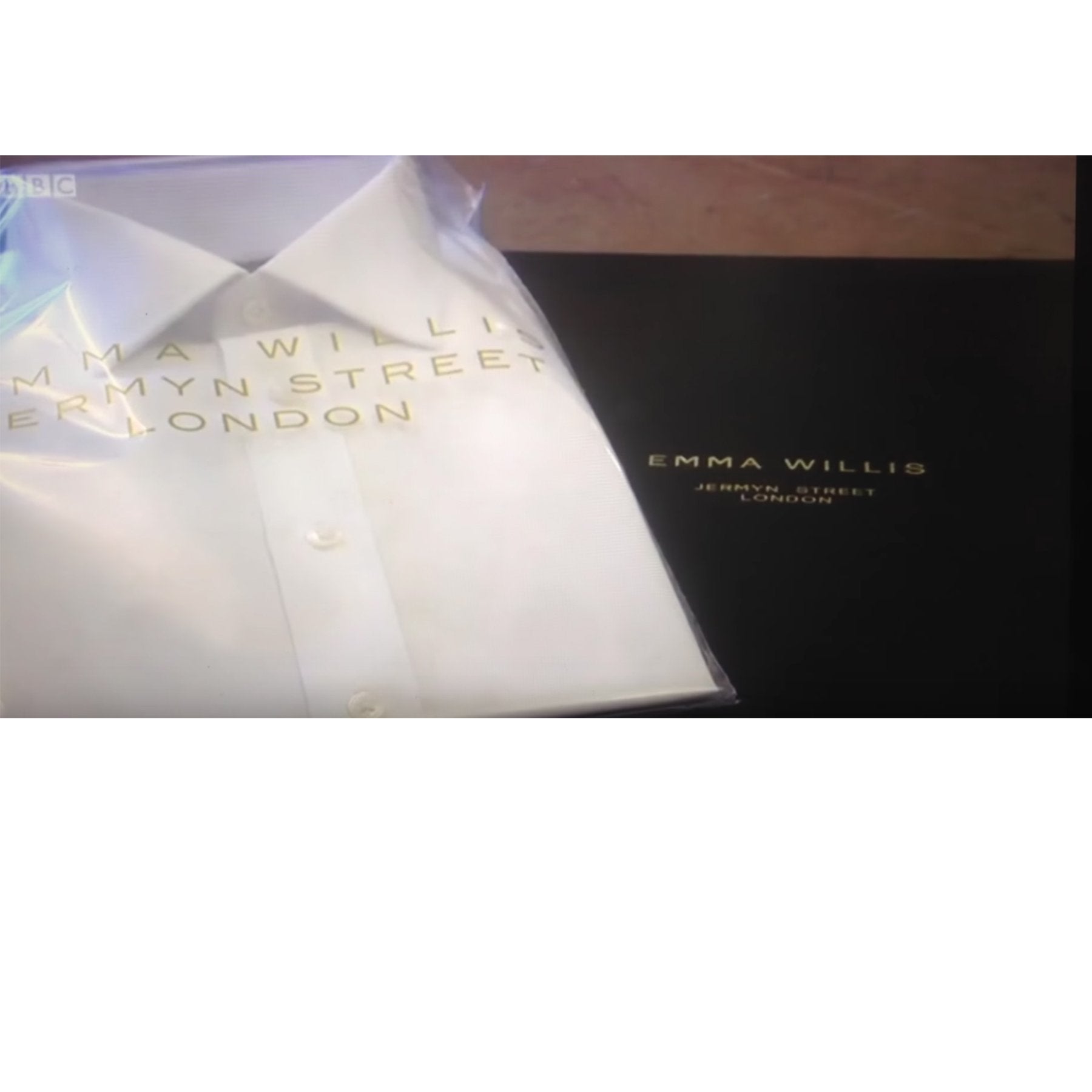The BBC visits Emma Willis’ House of shirt making - Emma Willis