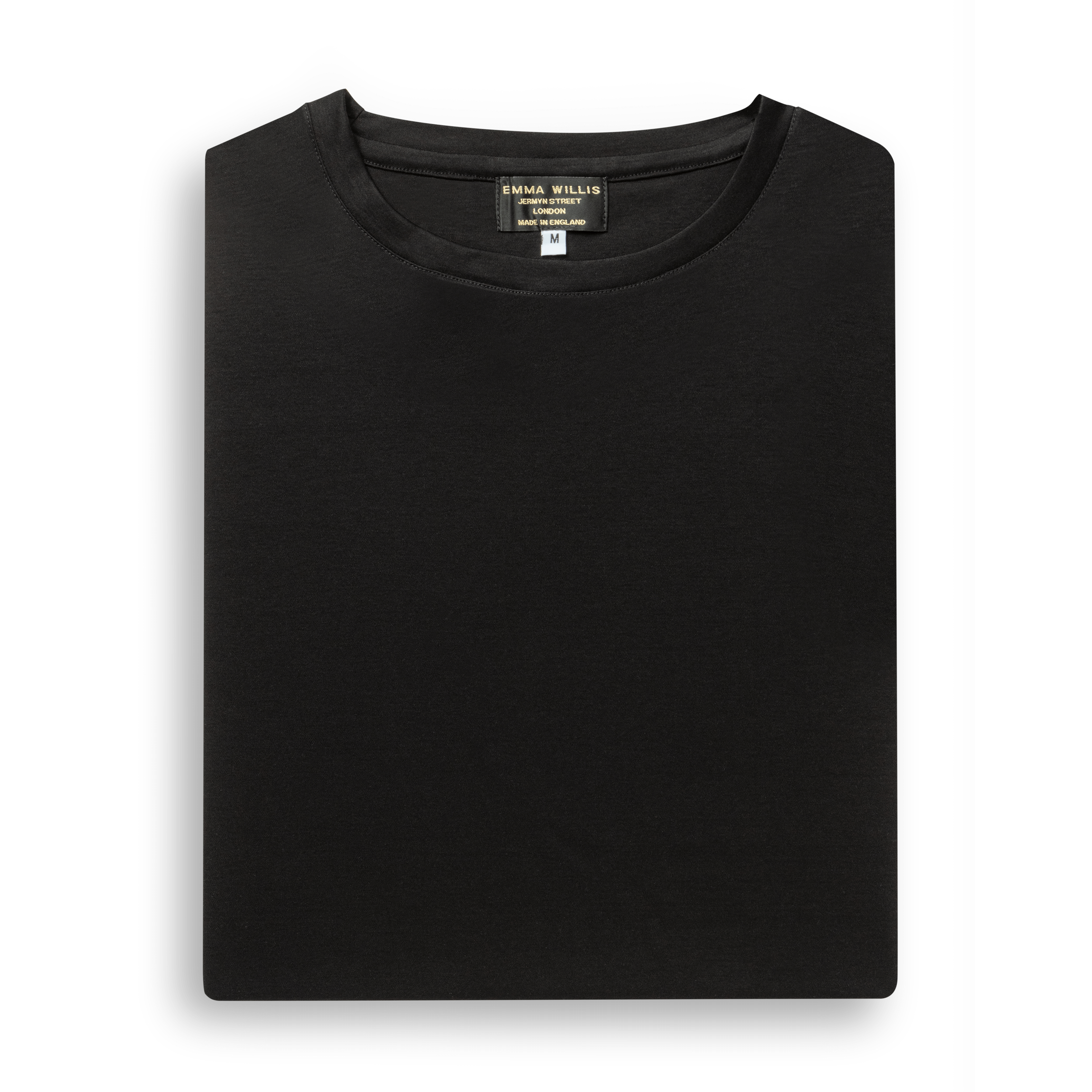 Black Cotton T-Shirt - New