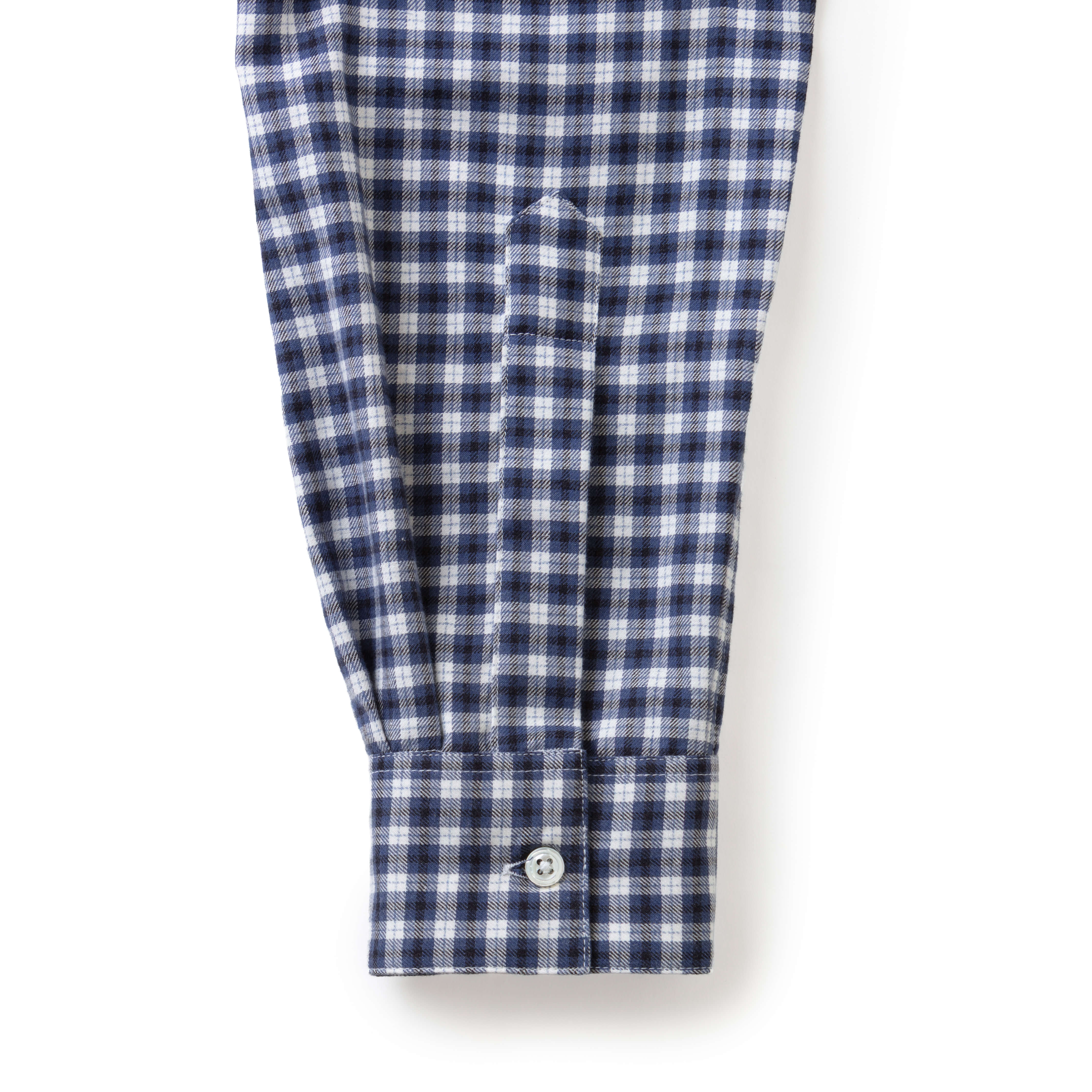 Charcoal/Blue Check Wool Cotton Blend Over Shirt - New