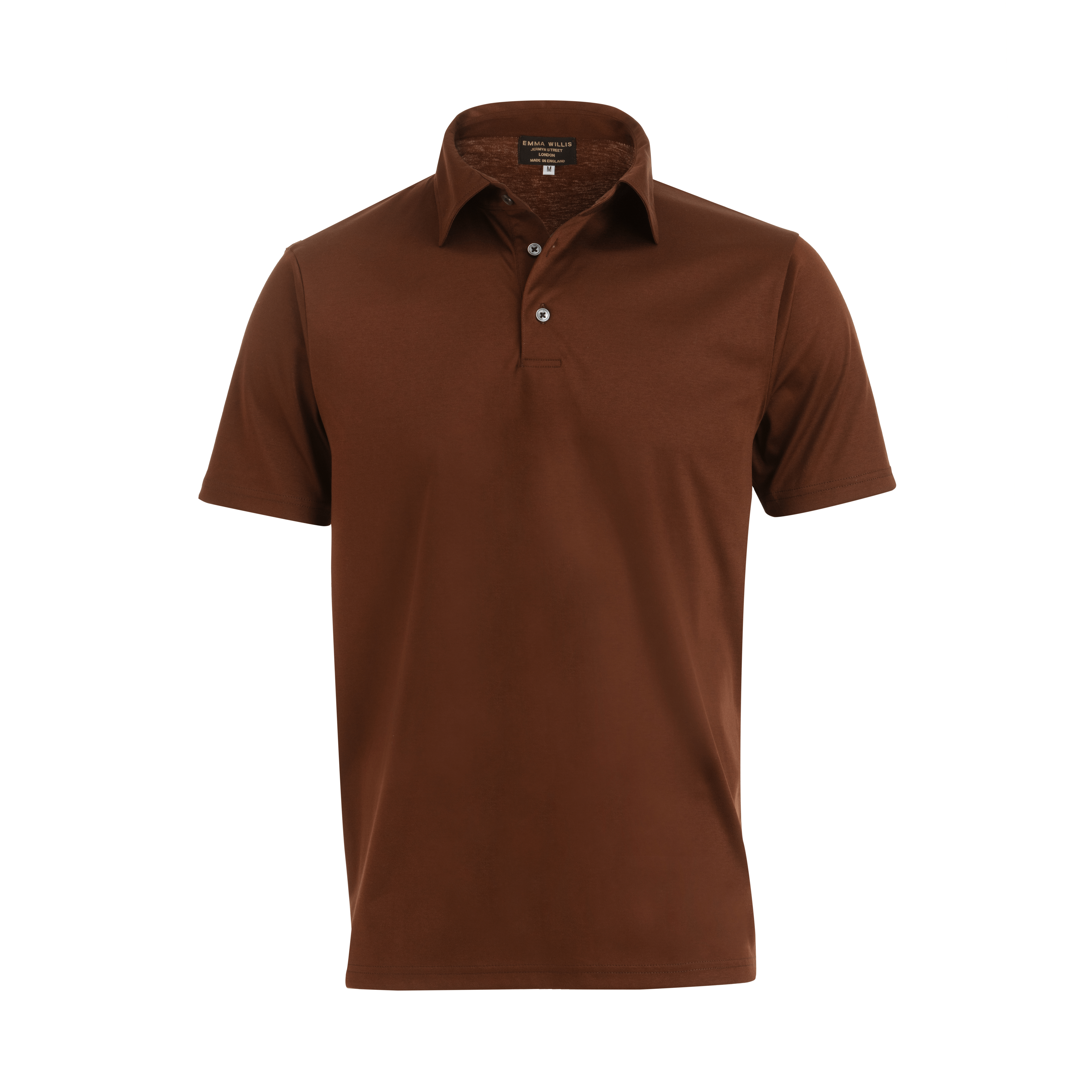Cinnamon Cotton Polo Shirt - New
