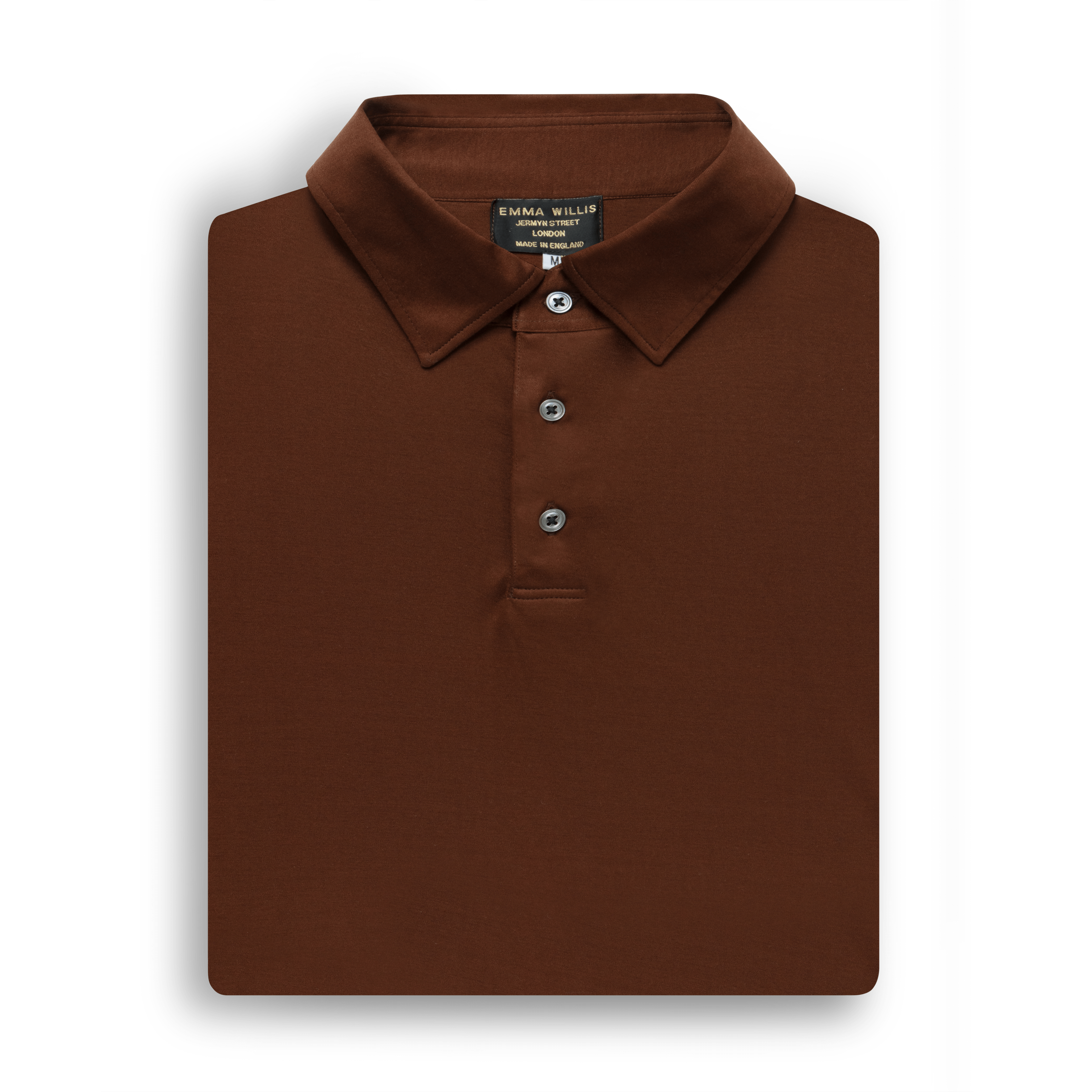 Cinnamon Cotton Polo Shirt - New