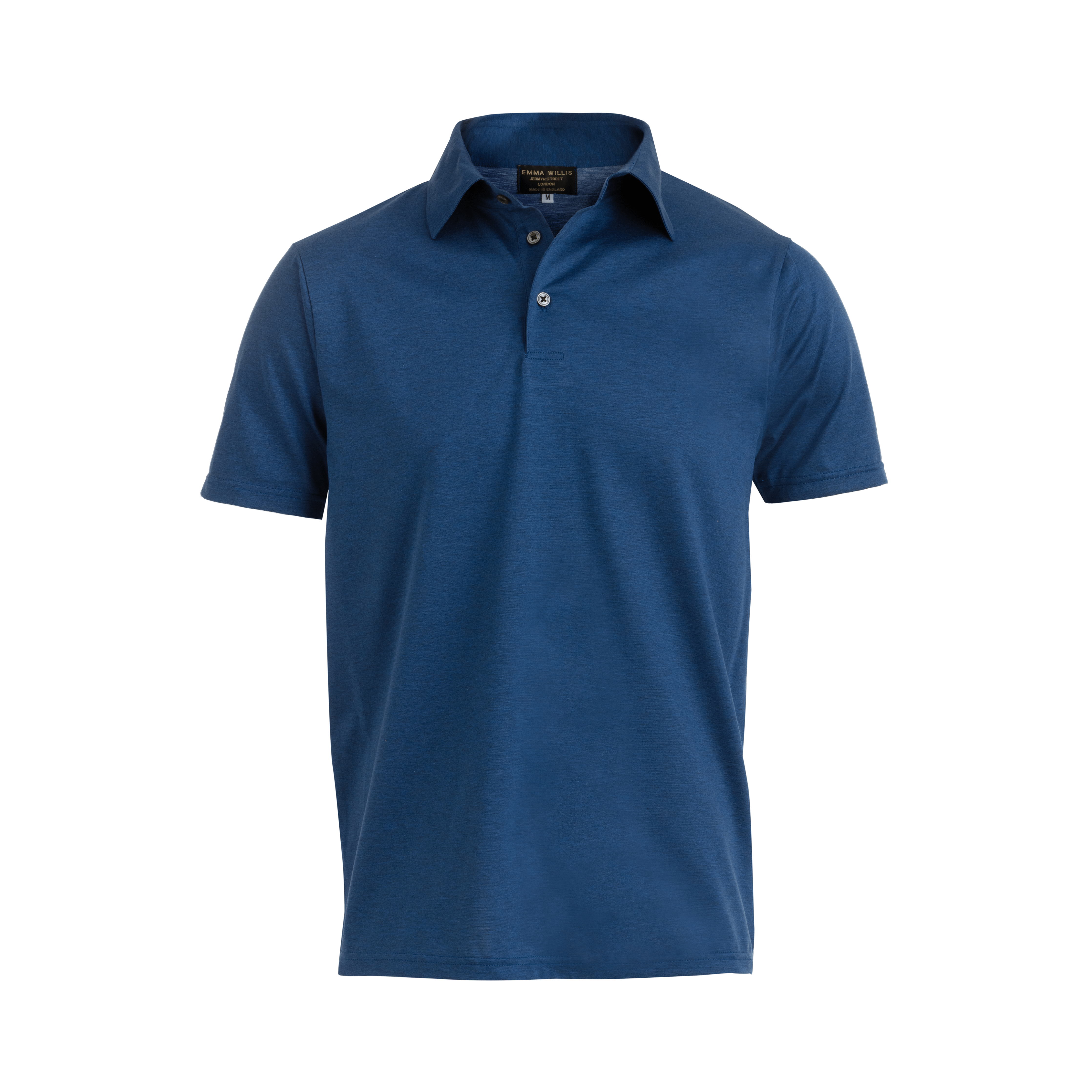 Cobalt Cotton Polo Shirt - New
