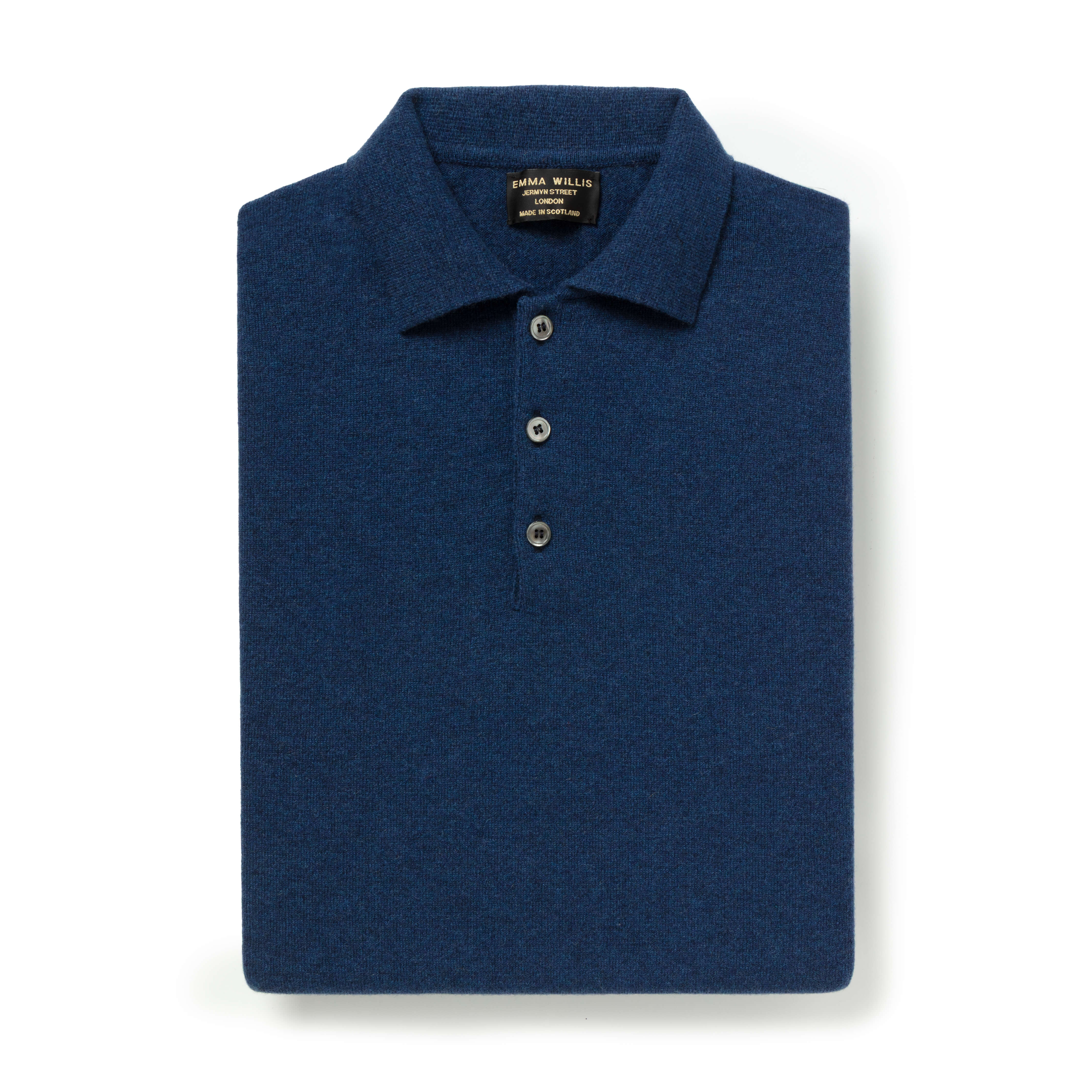 Cobalt Cashmere Polo