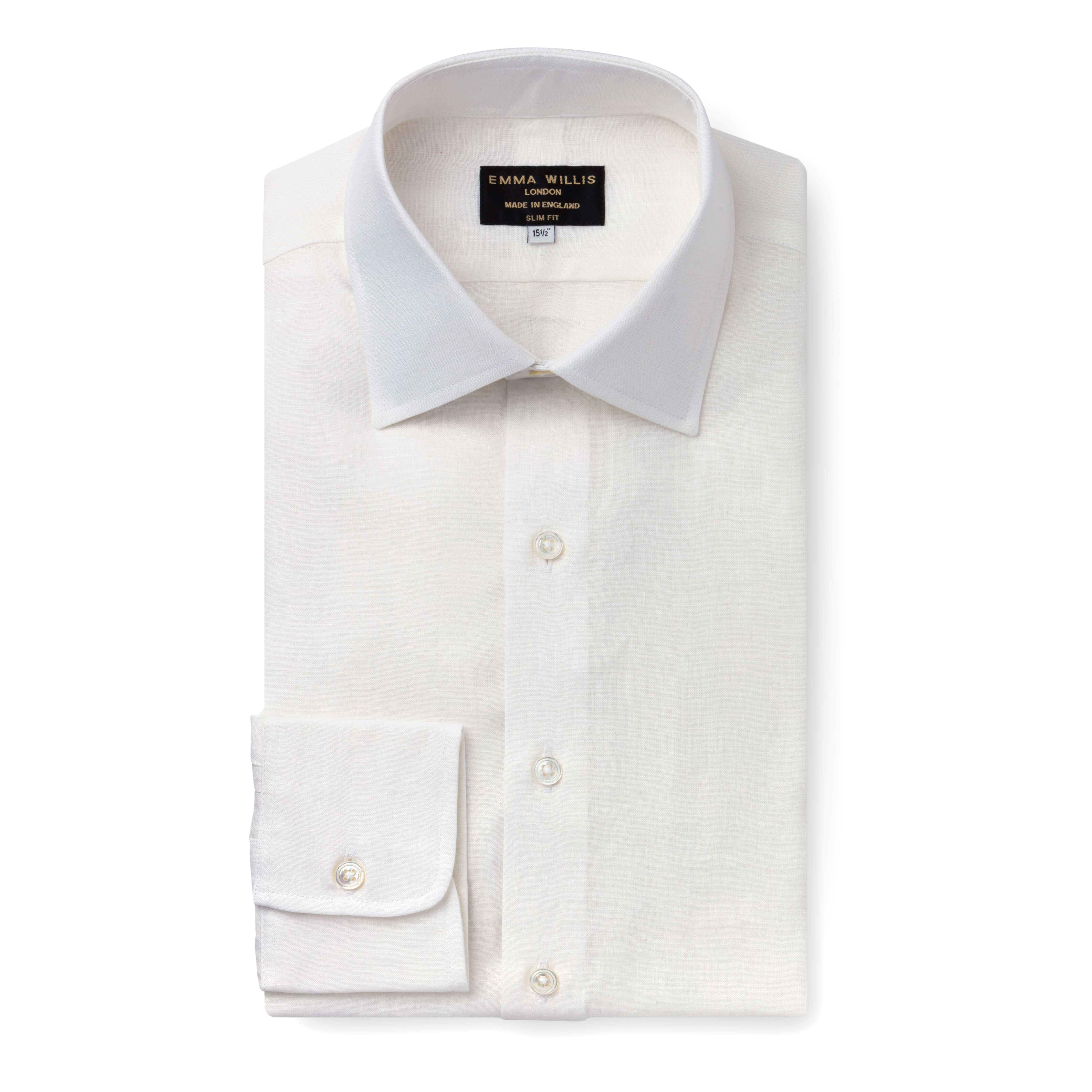 White Linen Shirt - New