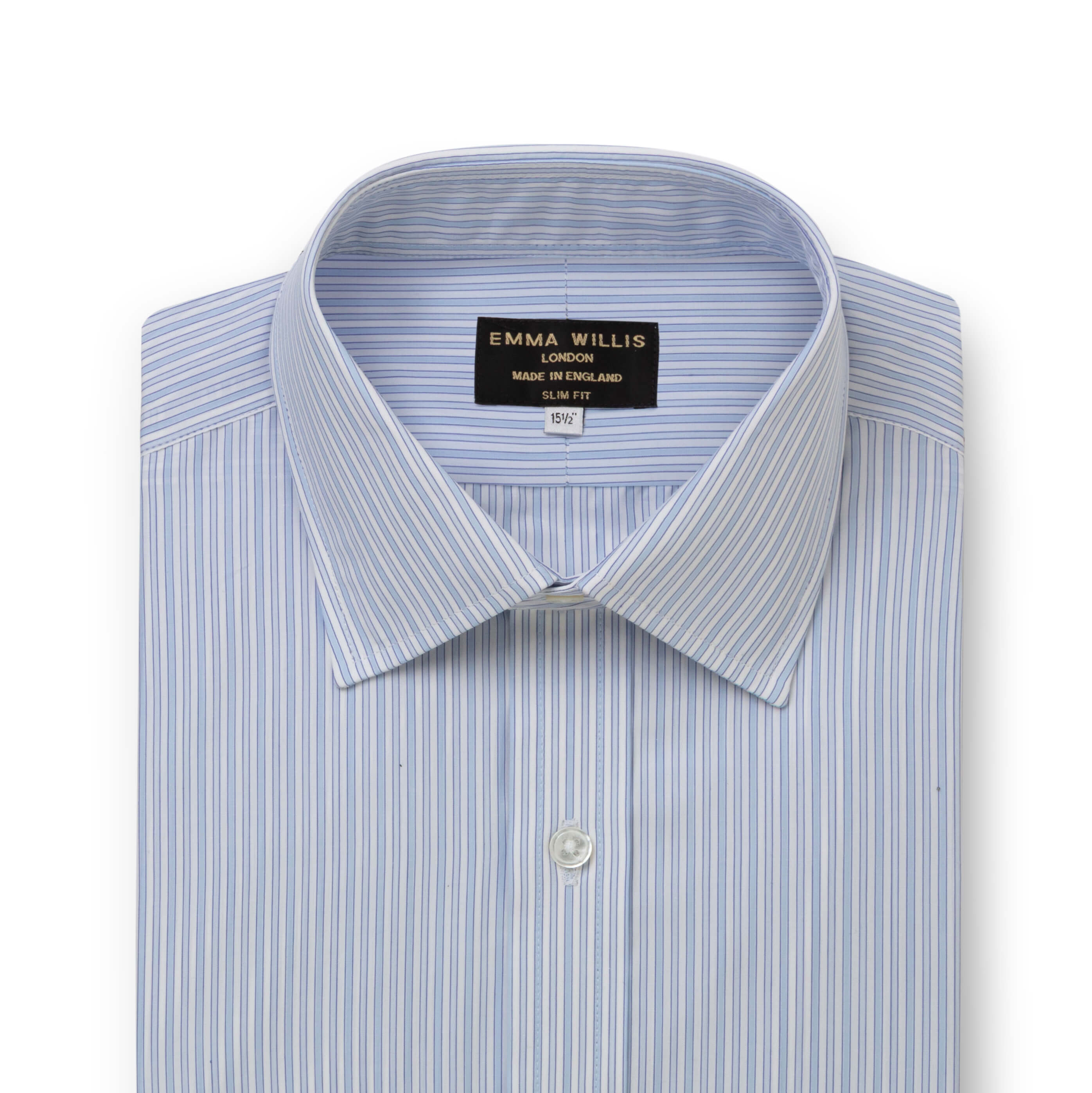 Navy/Sky/Blue Bengal Stripe Shirt - New