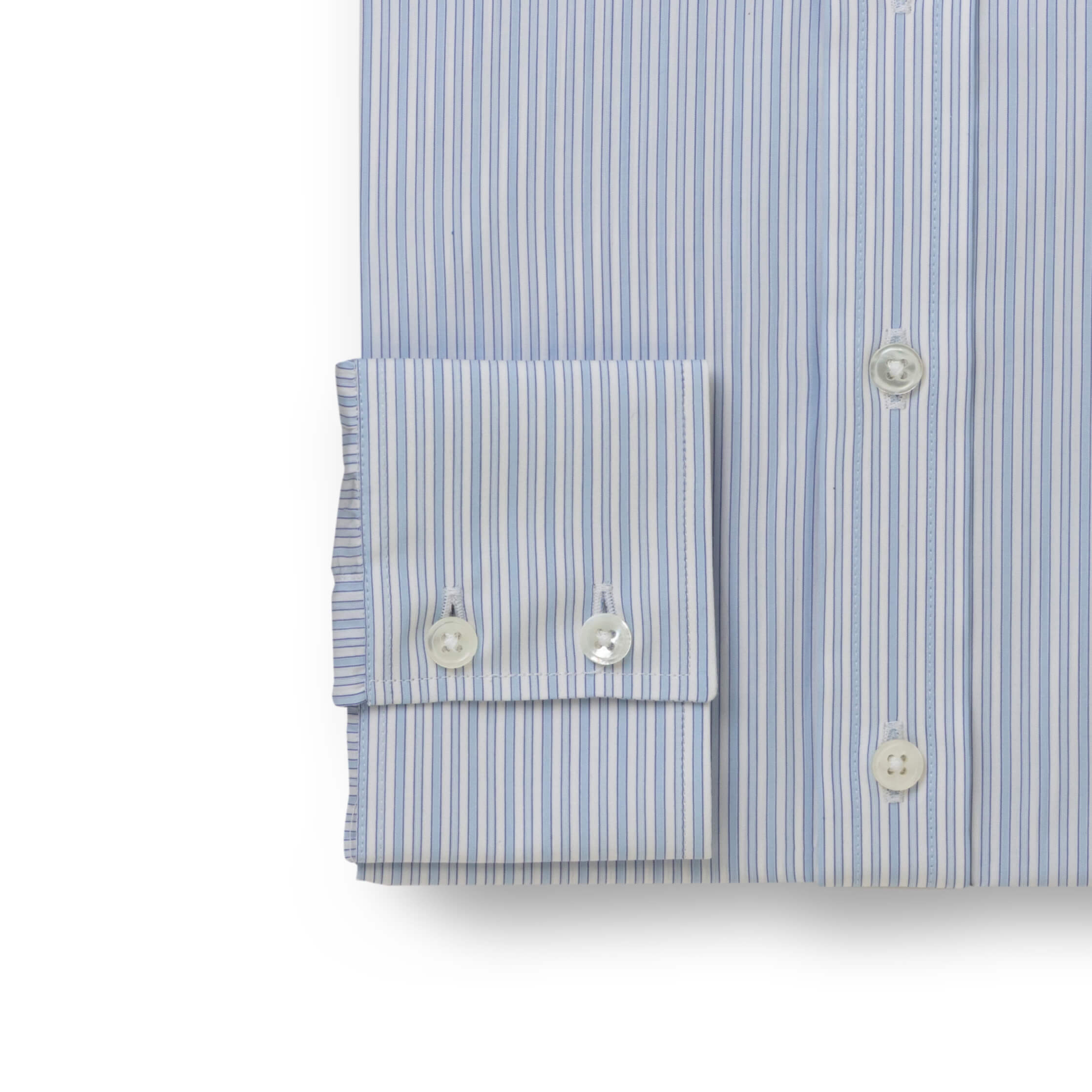 Navy/Sky/Blue Bengal Stripe Shirt - New