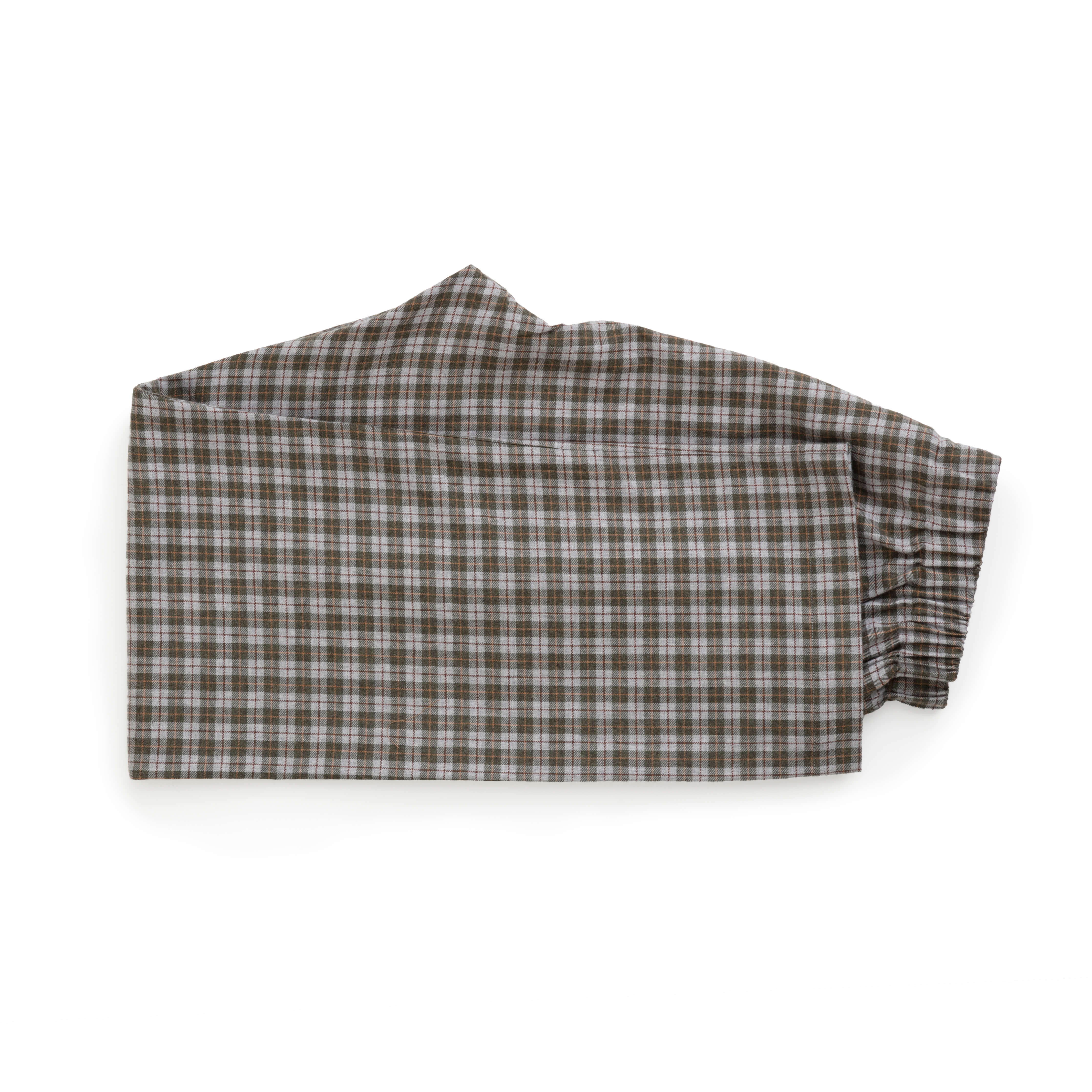 Sage/Ochre Check Brushed Cotton Pyjamas - New