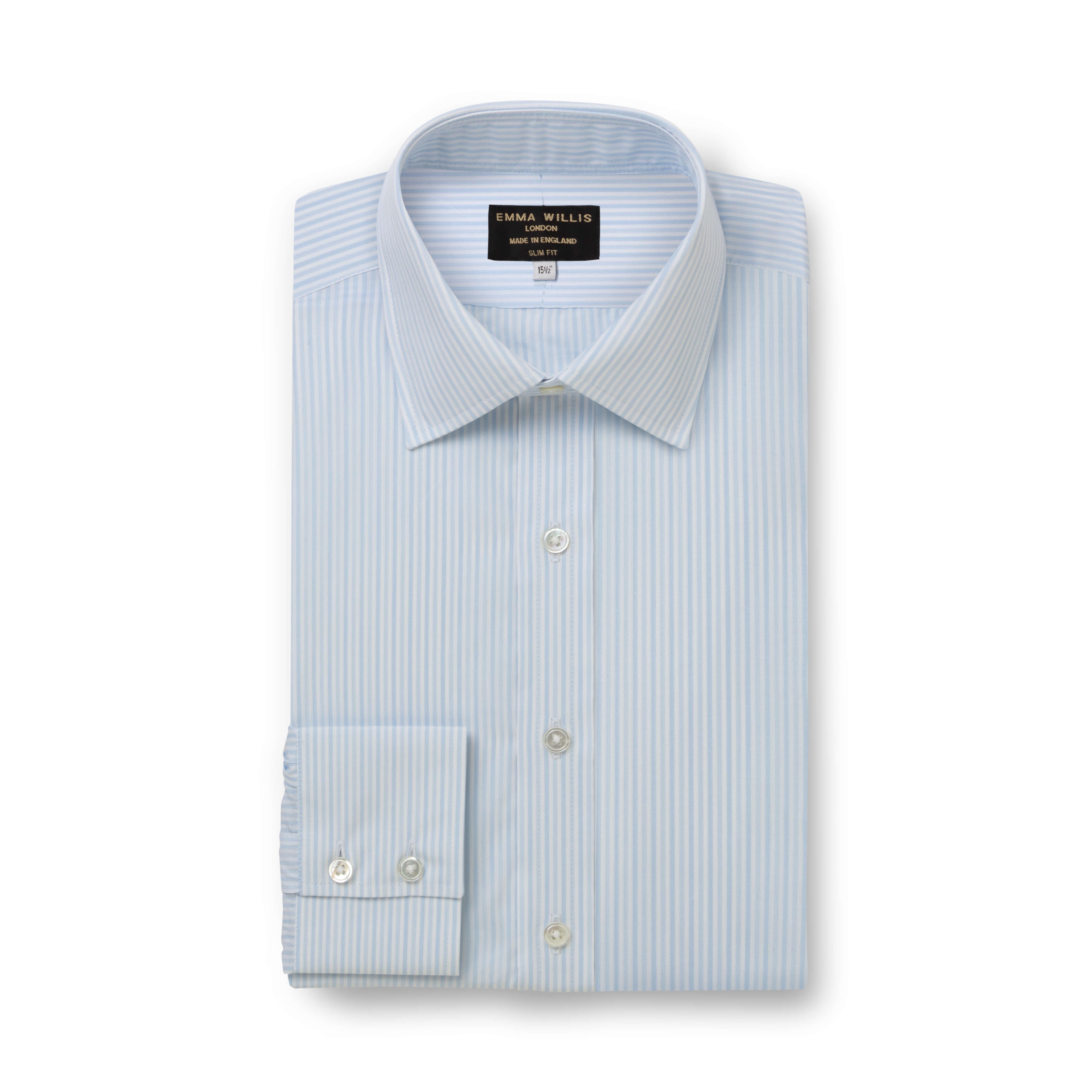 Sky/Blue/White Bengal Stripe Shirt - New