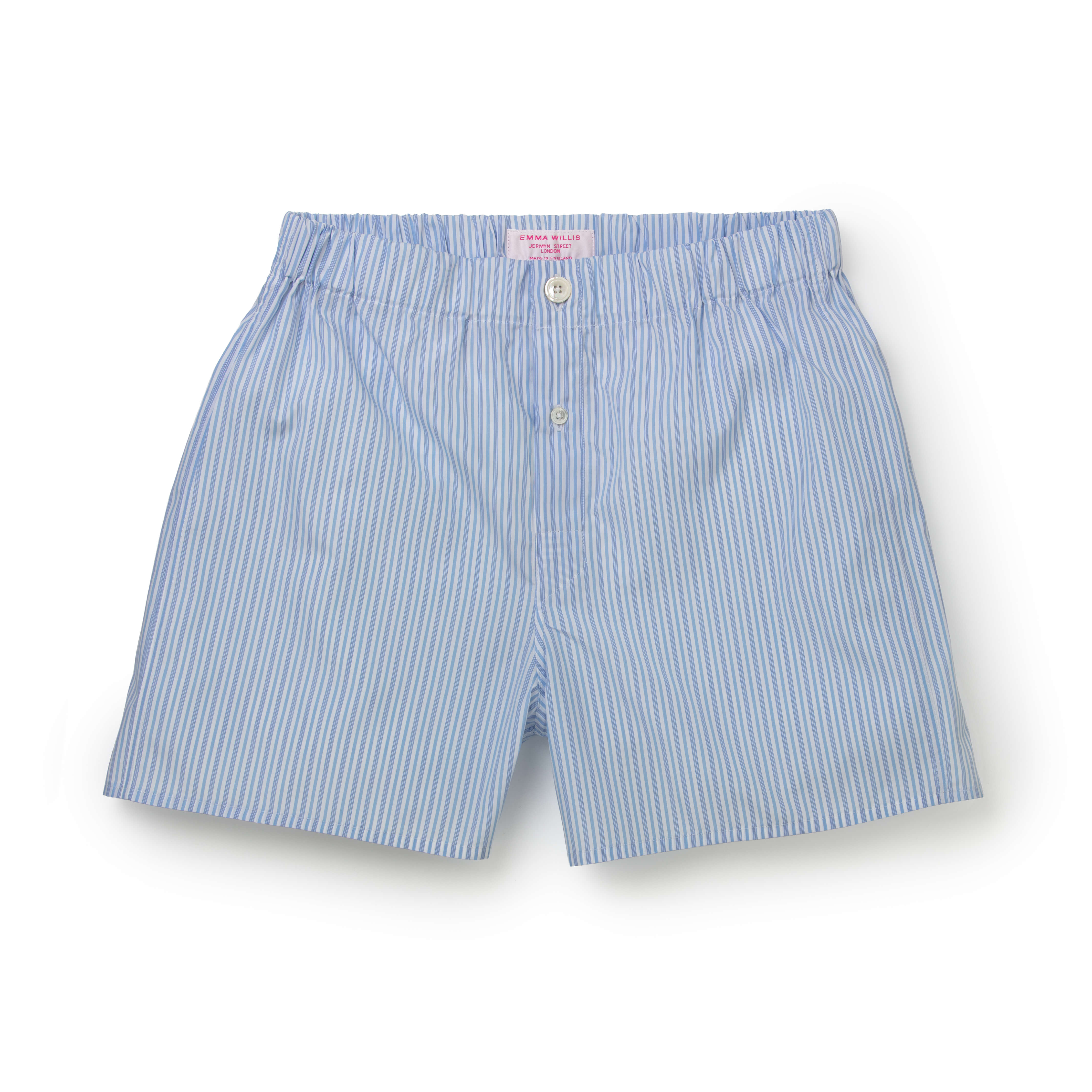 Triple Navy/ Blue Stripe Slim Fit Boxer Shorts - New