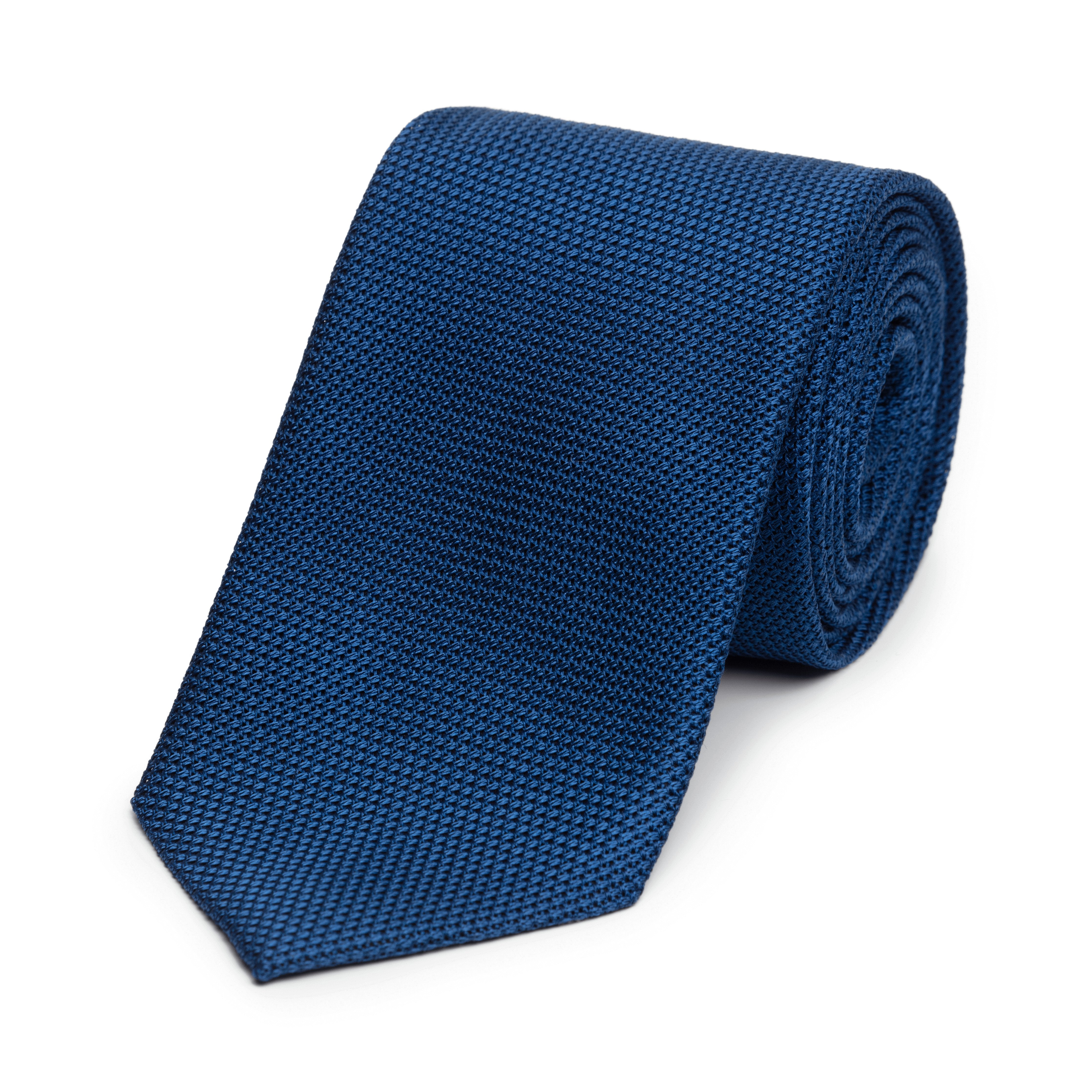 Cobalt Grenadine Silk Tie - Emma Willis