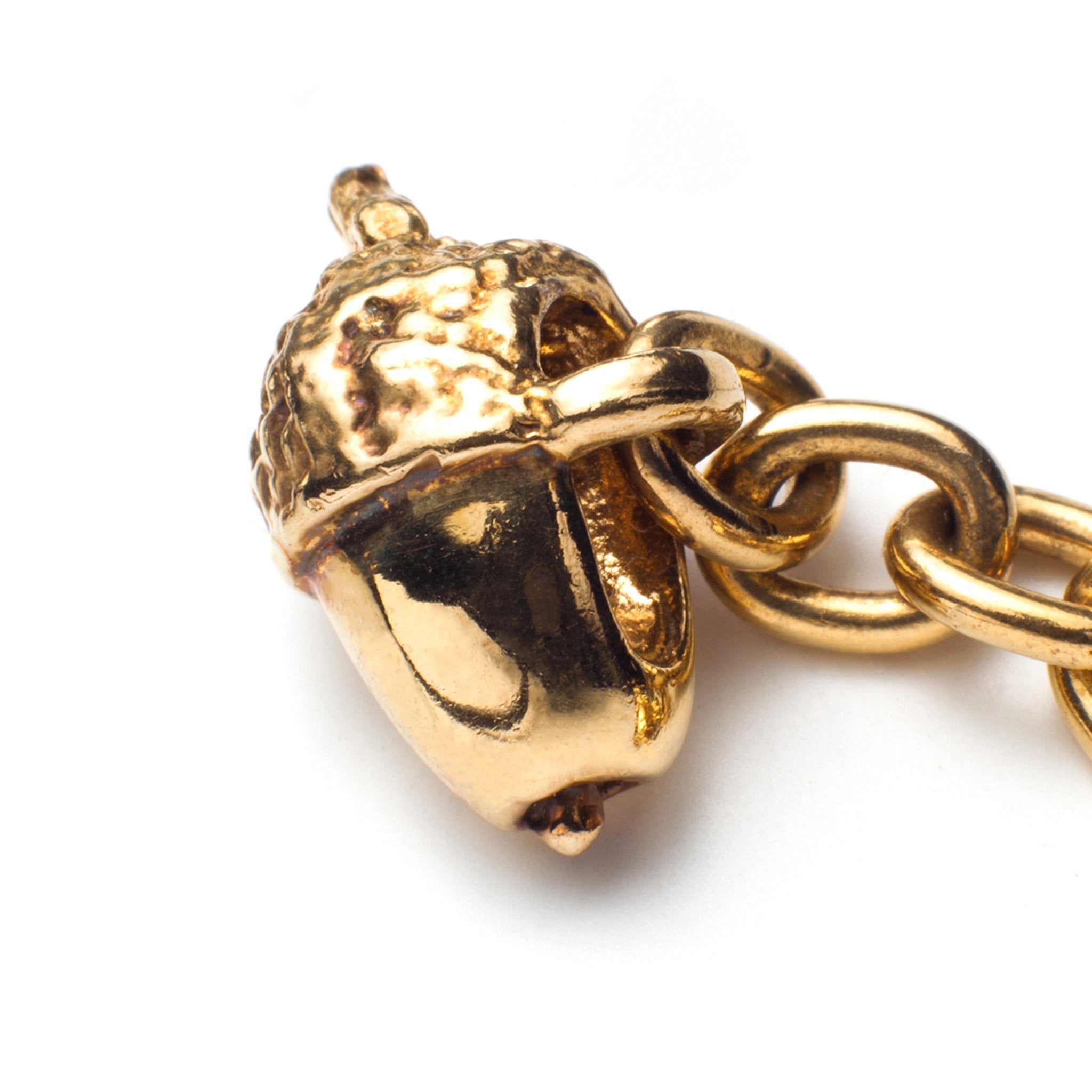 9 Carat Gold Acorn Cufflinks freeshipping - Emma Willis