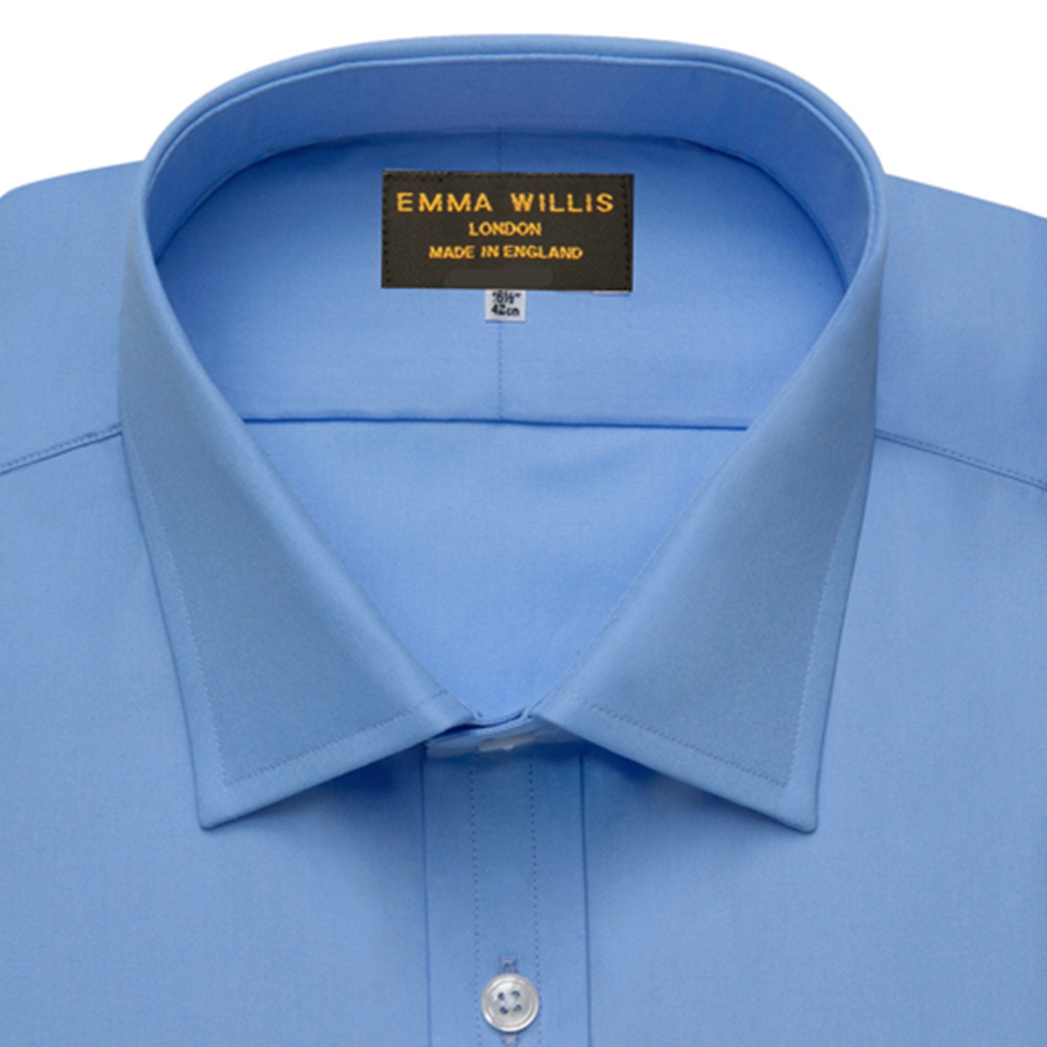 Azure Superior Cotton Shirt - Bespoke freeshipping - Emma Willis