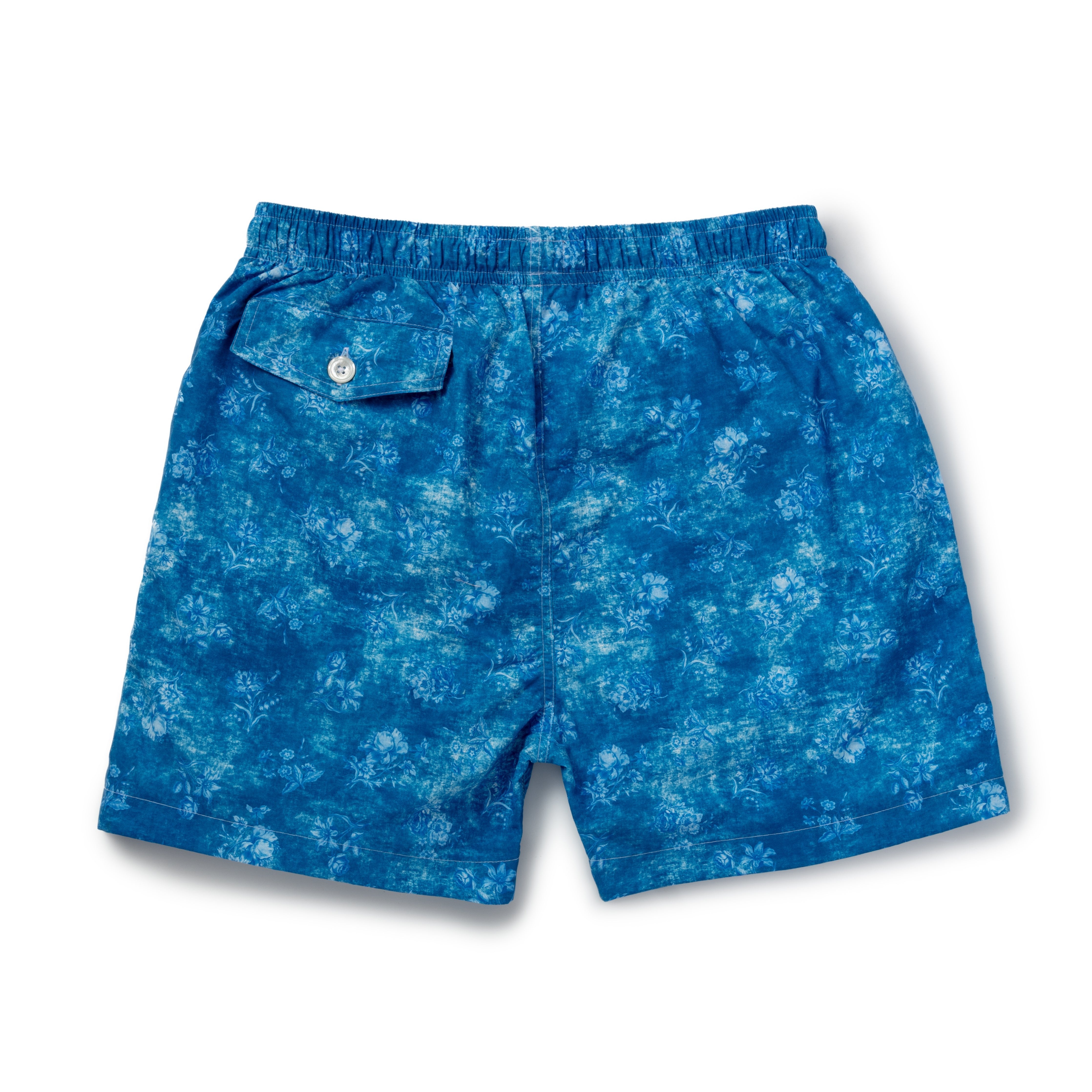 Blue Flowers Swimming Trunks - New - Emma Willis