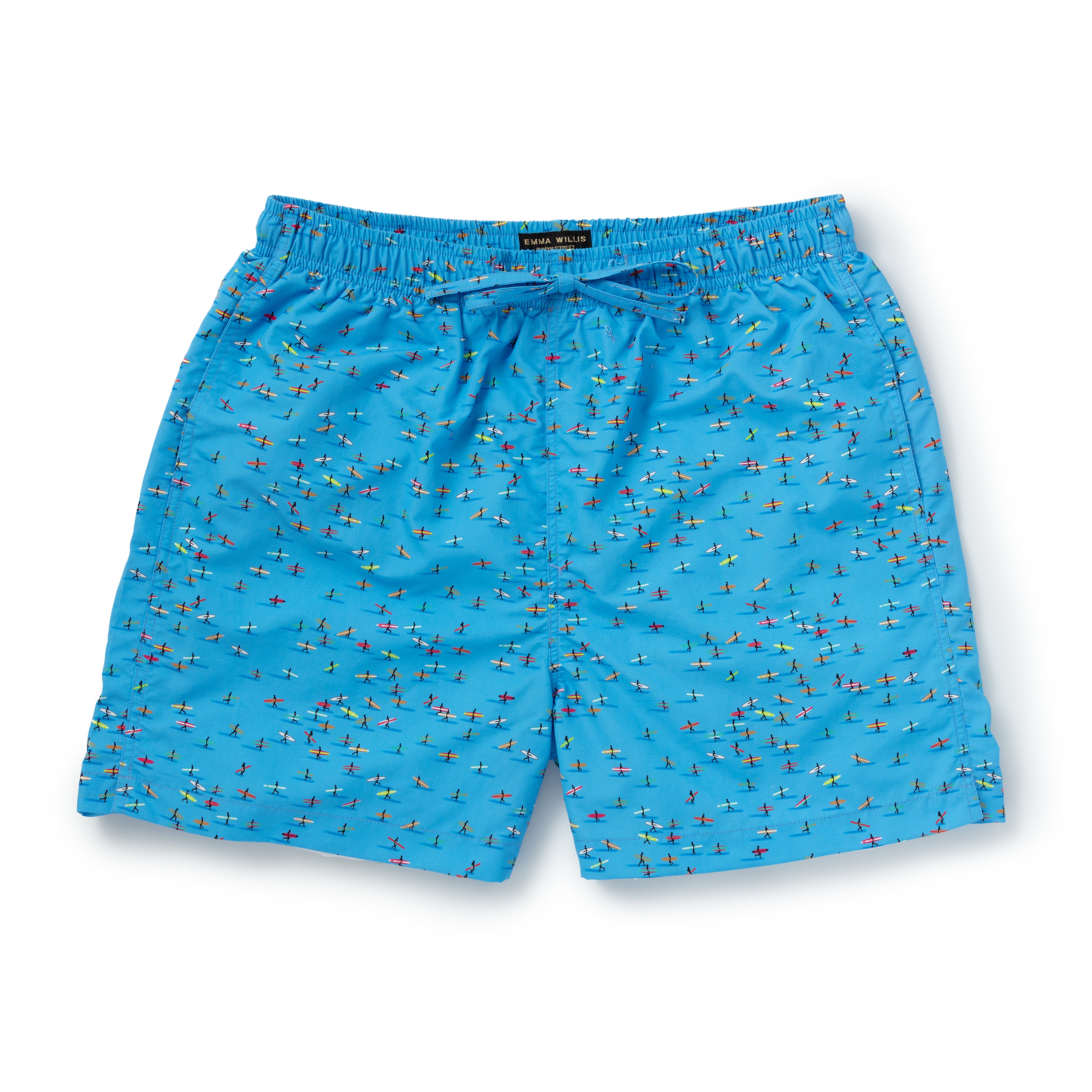 Blue Surfers Swimming Trunks - New - Emma Willis