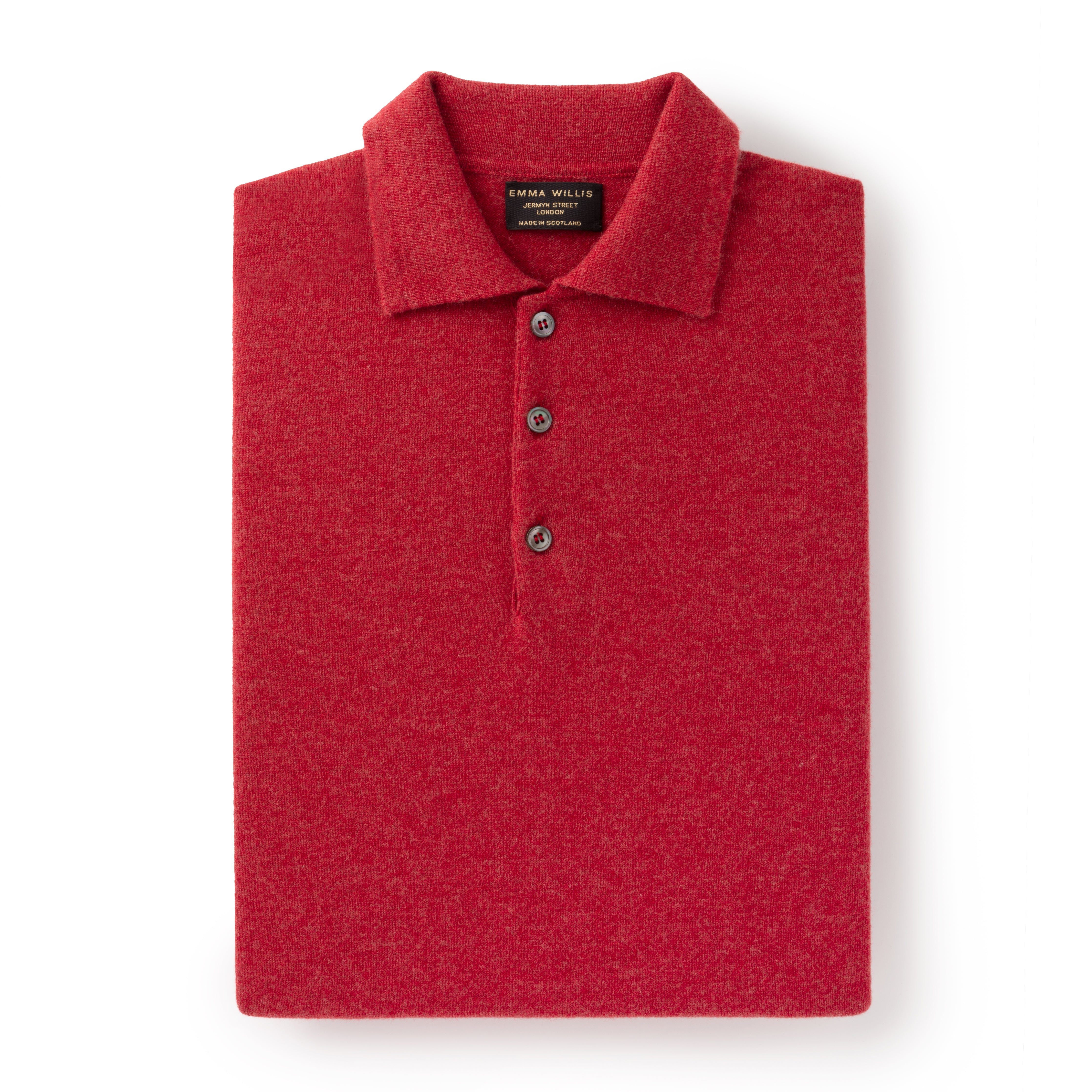 Crimson Cashmere Polo - Emma Willis