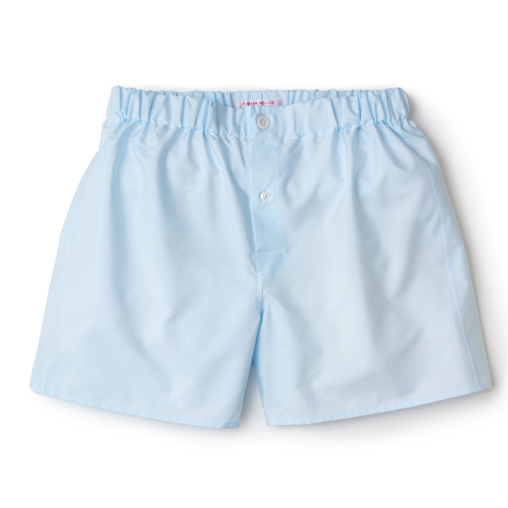 Ice Blue Superior Cotton Boxer Shorts - Slim Fit freeshipping - Emma Willis
