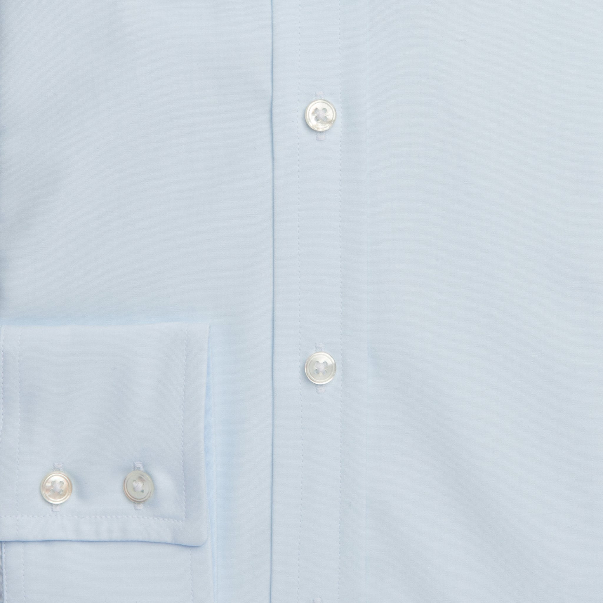 Ice Blue Superior Cotton Shirt - Bespoke freeshipping - Emma Willis