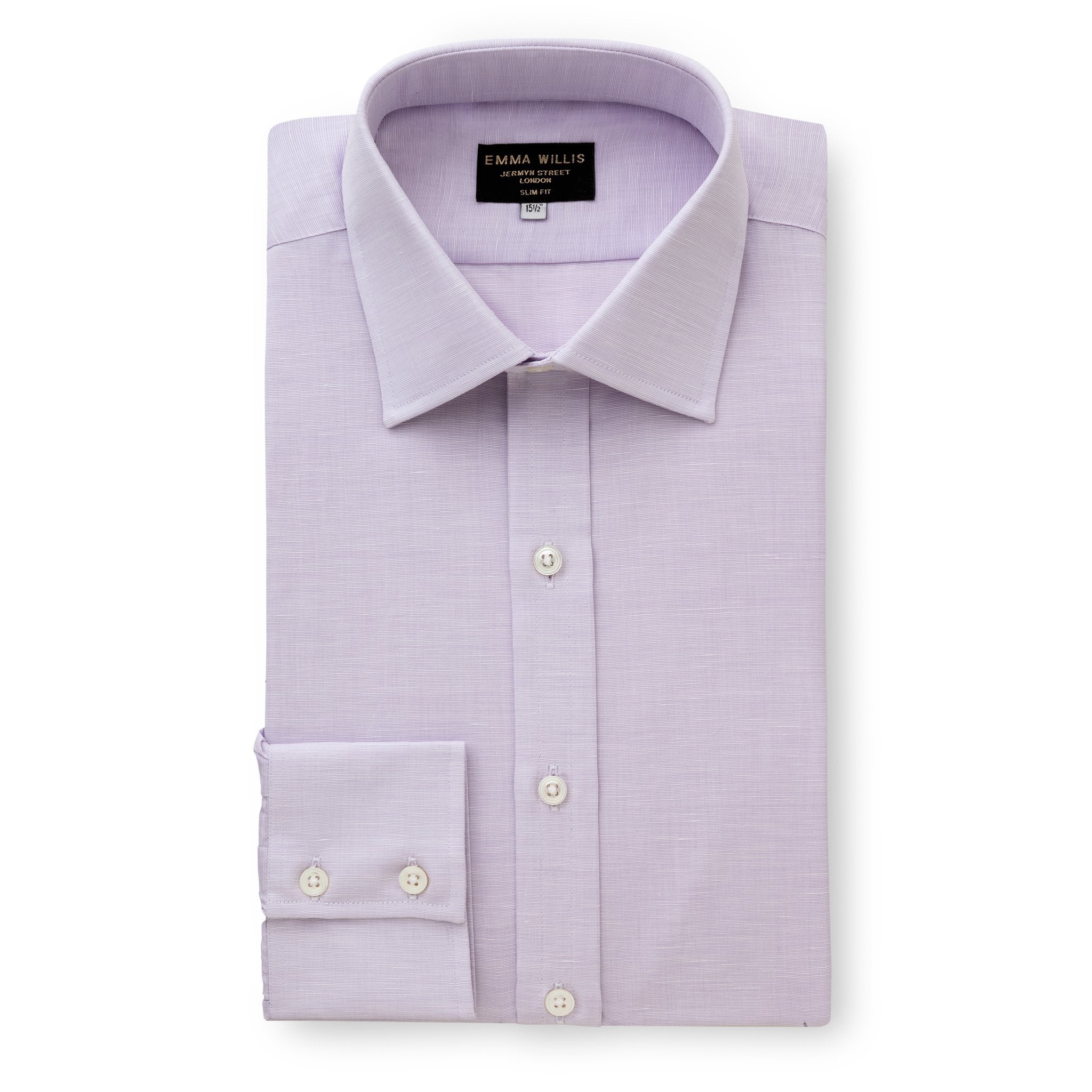 Lilac Zephirlino Shirt - Bespoke - New - Emma Willis