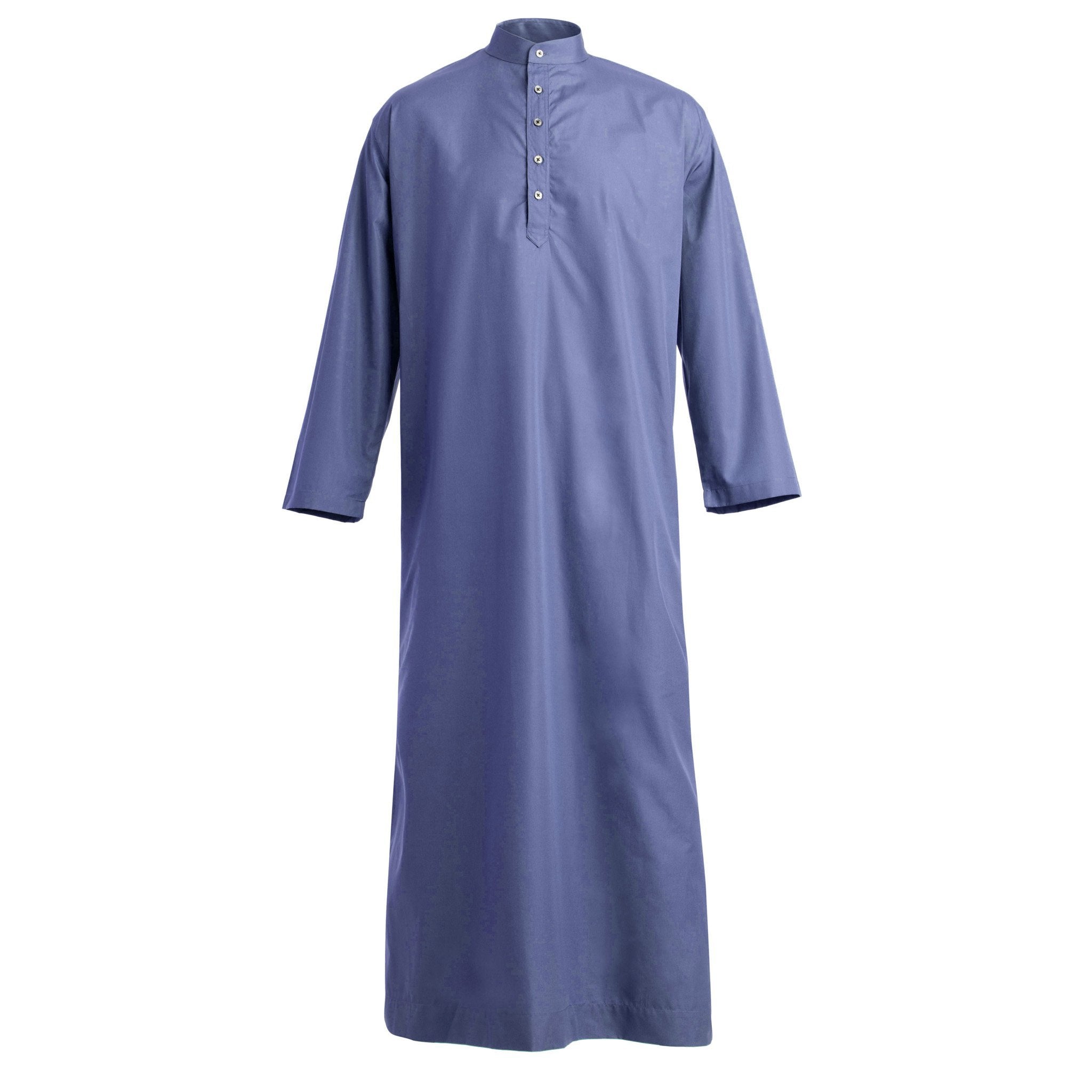 Navy Poplin Djellaba freeshipping - Emma Willis