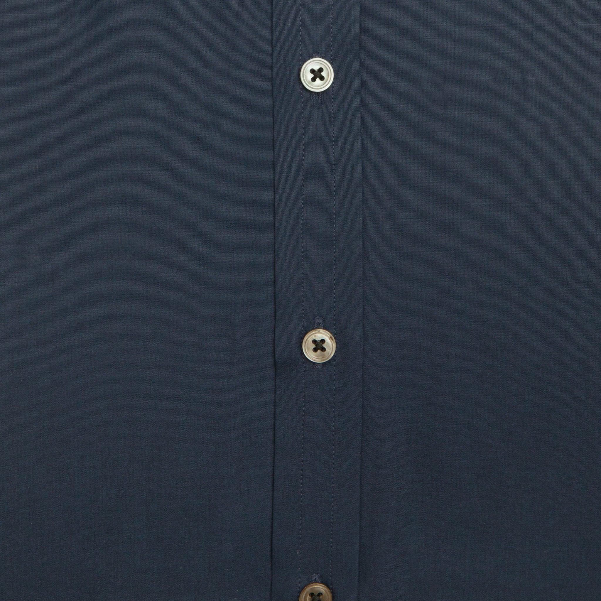 Navy Superior Cotton Shirt - Bespoke freeshipping - Emma Willis