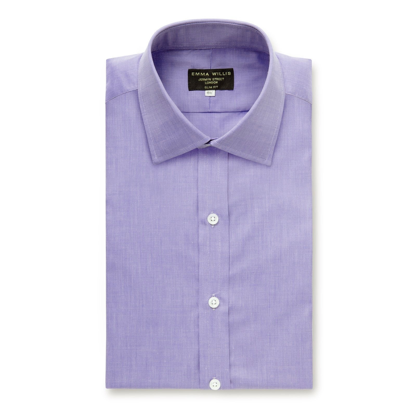 Purple Zephir Soyella Cotton Shirt - Bespoke freeshipping - Emma Willis