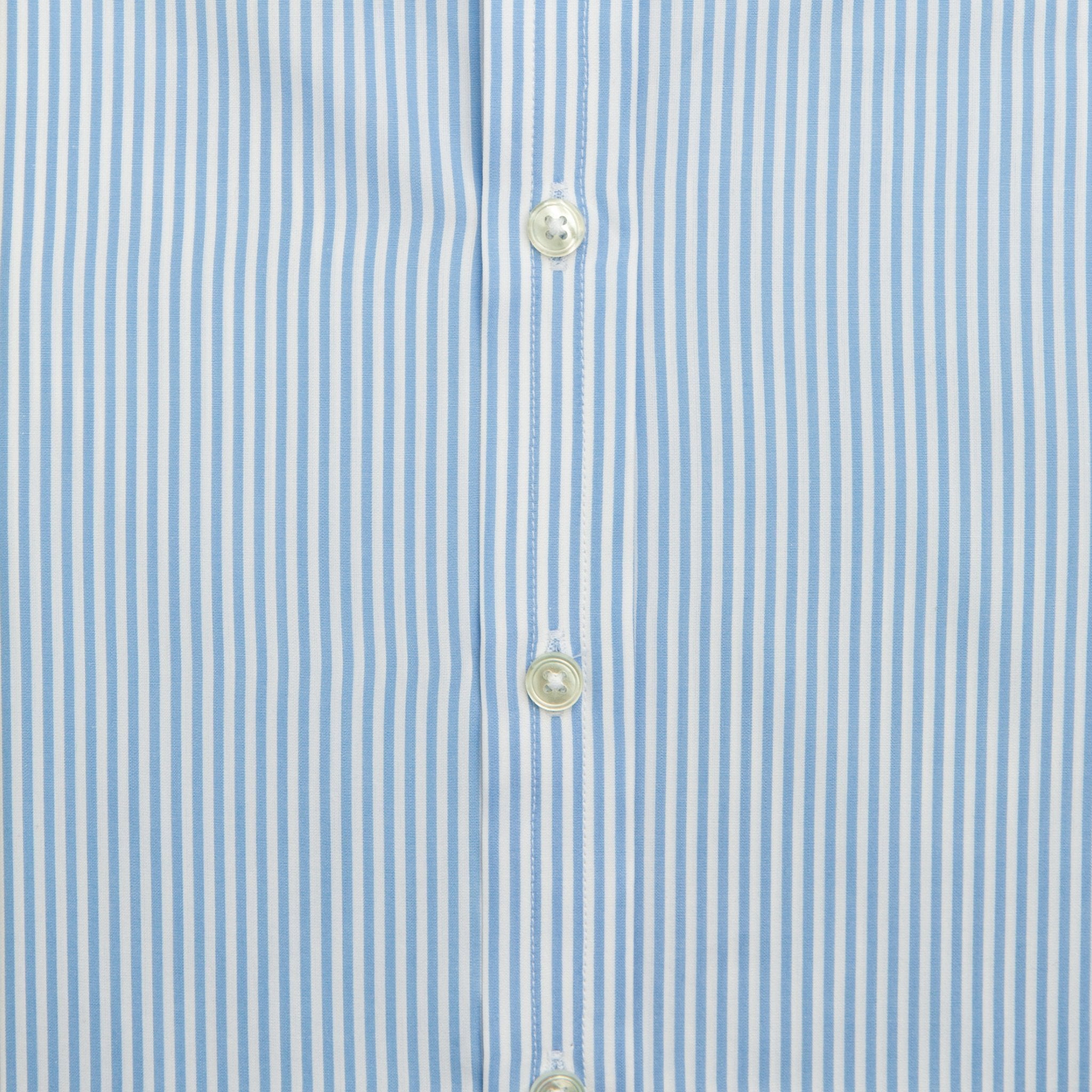 Sky Bengal Stripe Cotton Shirt - Bespoke freeshipping - Emma Willis