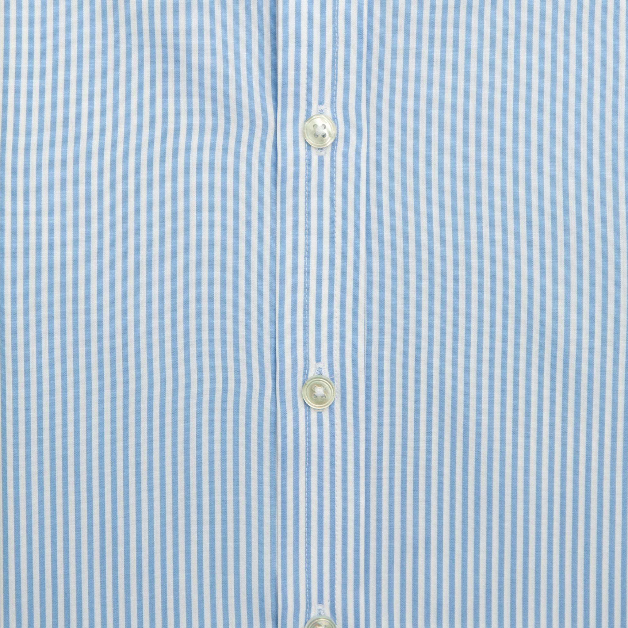 Sky Bengal Stripe Cotton Shirt - Bespoke freeshipping - Emma Willis