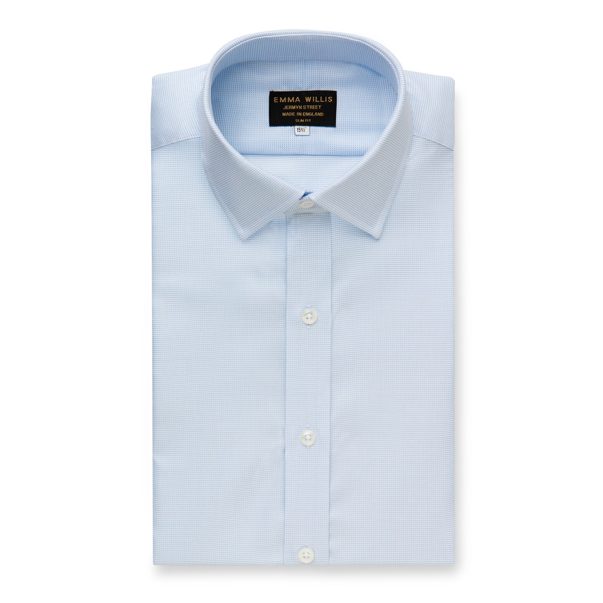 Sky Genio Cotton Shirt - Bespoke freeshipping - Emma Willis