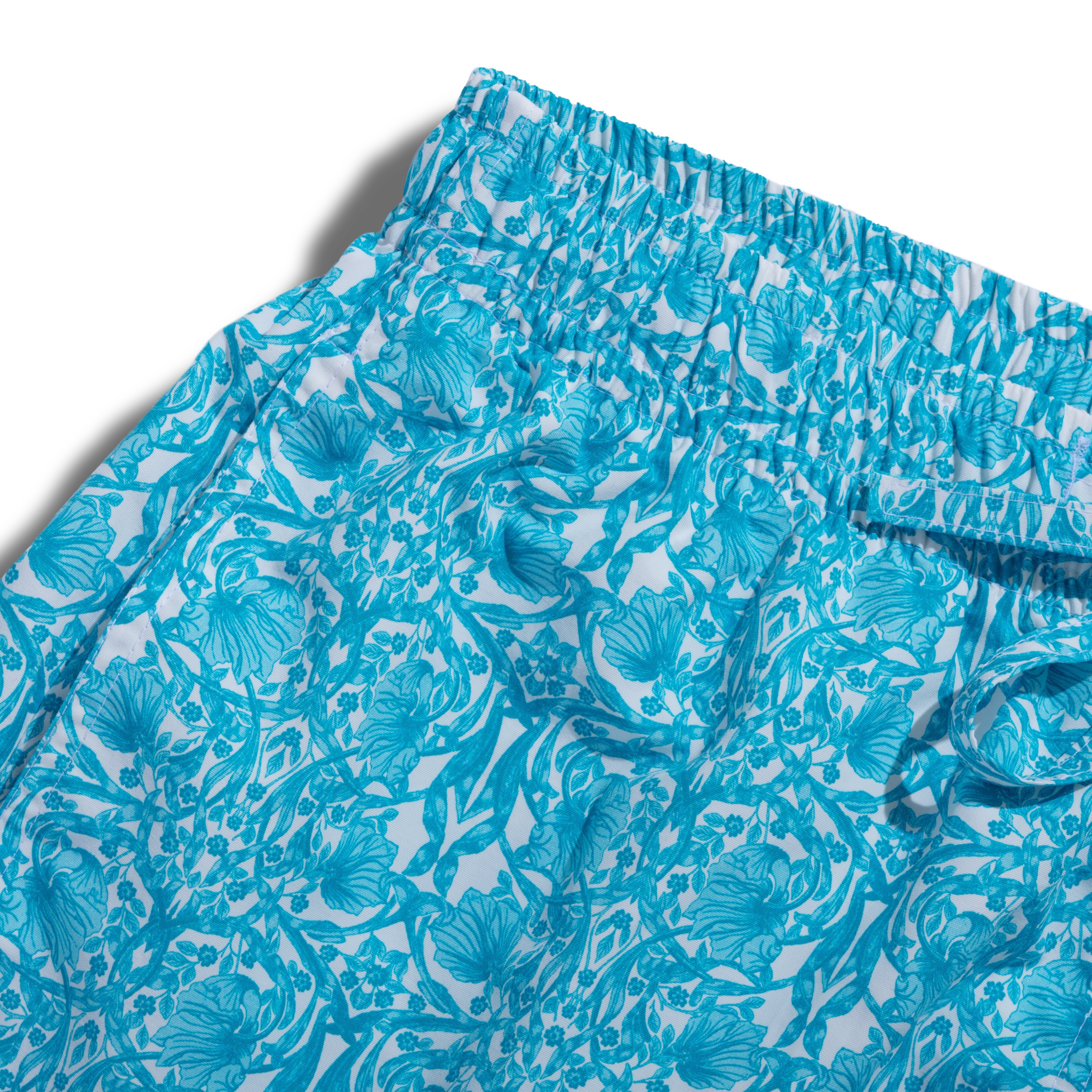 Turquoise Trellis Swimming Trunks - New - Emma Willis