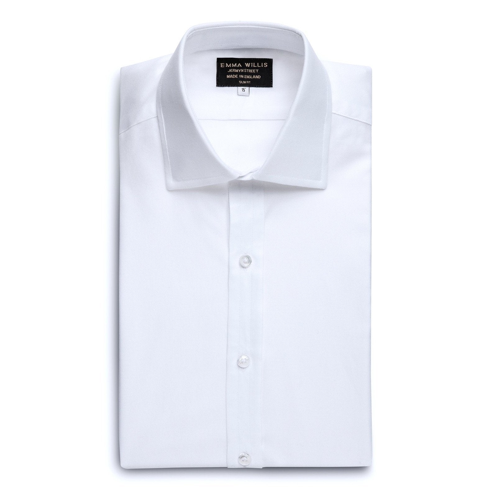 White Genio Cotton Shirt freeshipping - Emma Willis