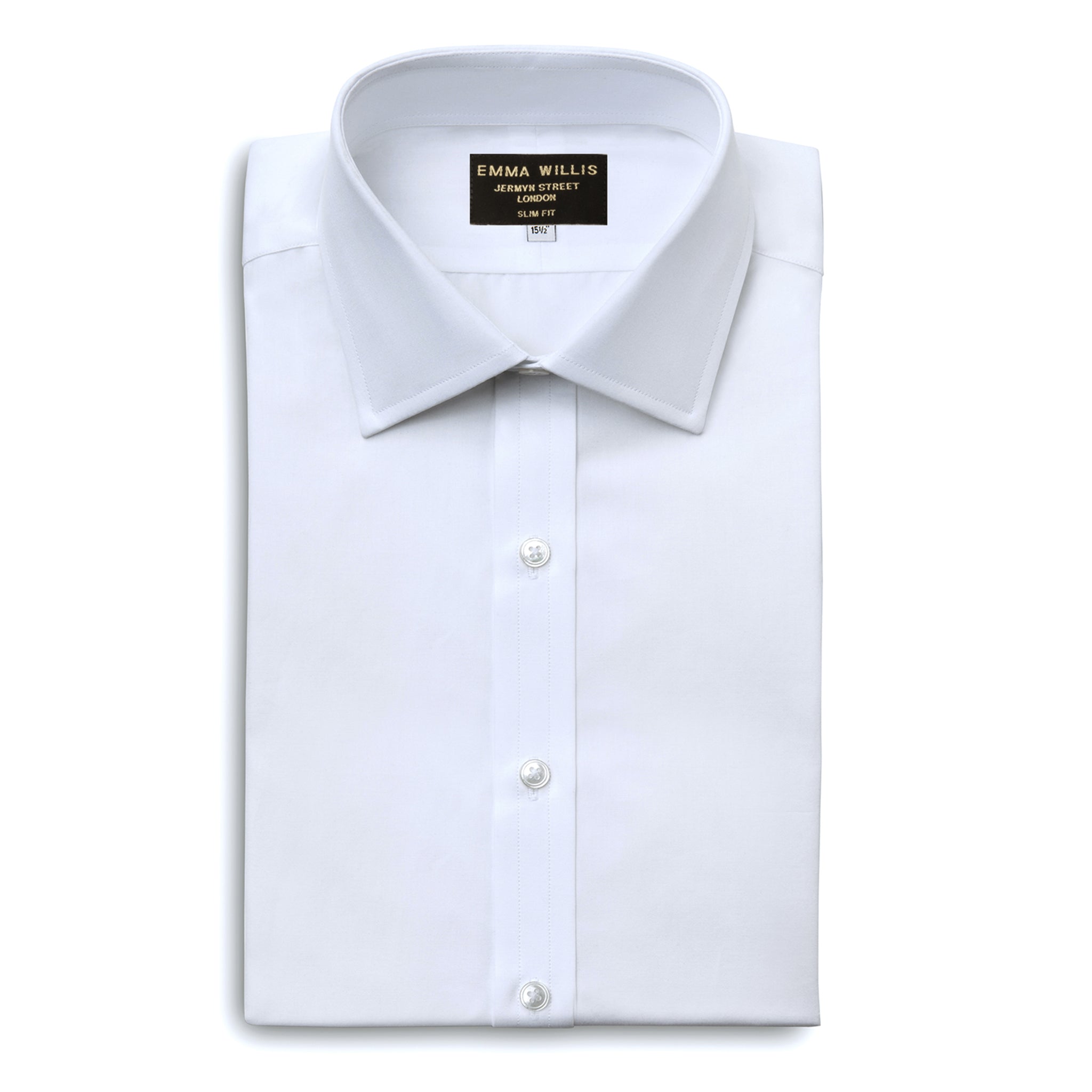 White Supraluxe Cotton Shirt - Emma Willis