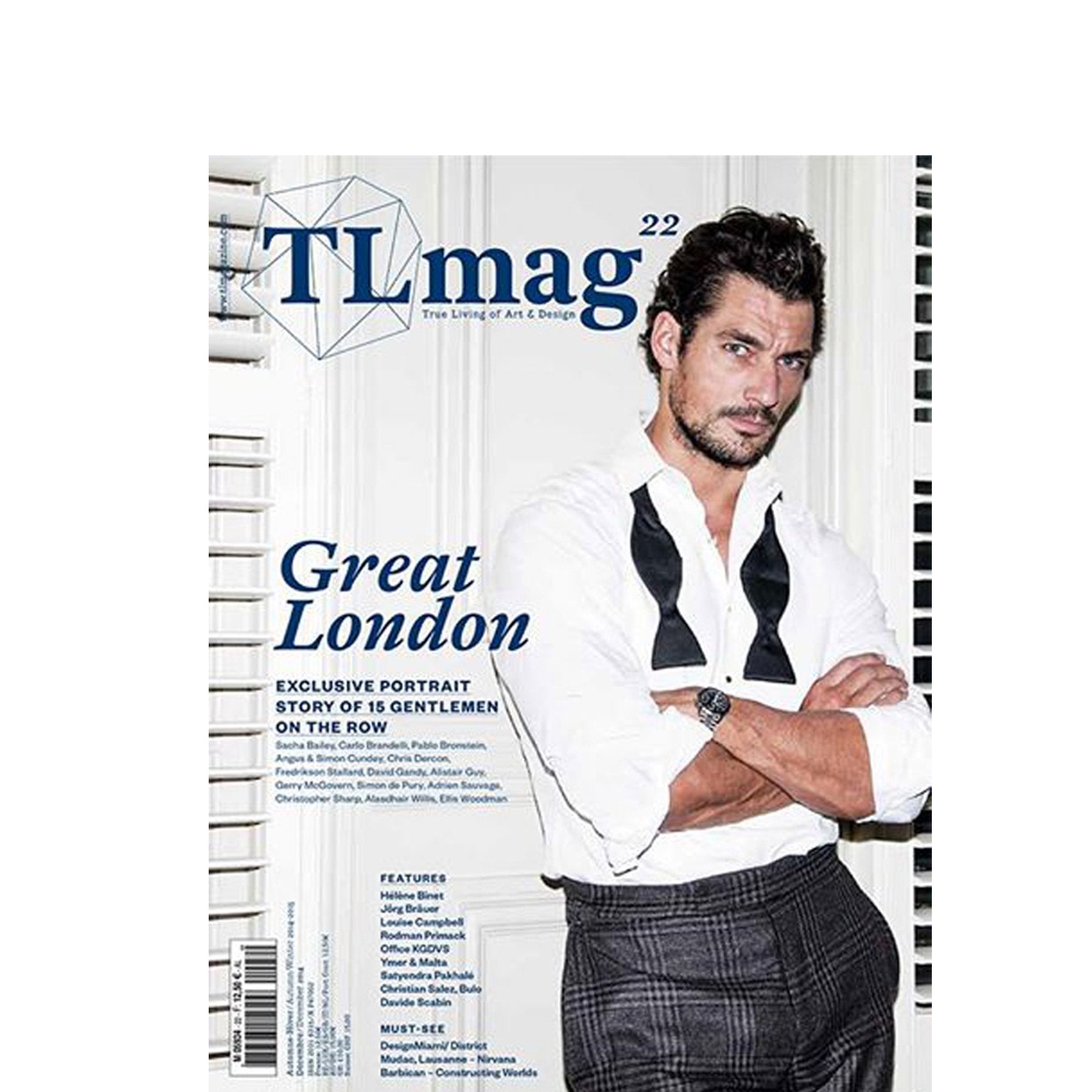 David Gandy wearing his Emma Willis shirt on the cover of TL Mag - Emma Willis
