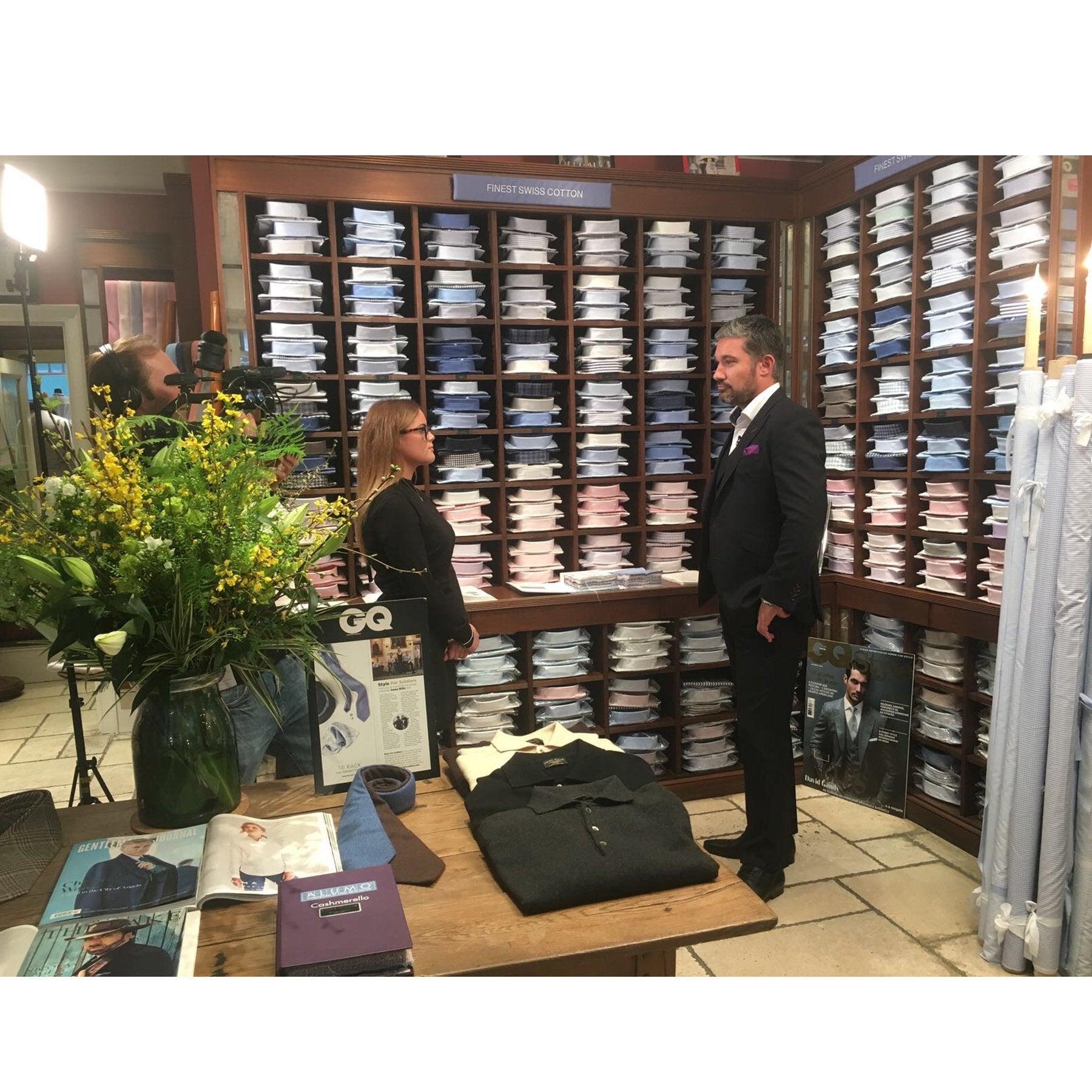 Head of London Retail Jade Richards interviewed at our Jermyn Street Shop by Stephen Handsides for the Modern Male Mindset - Emma Willis