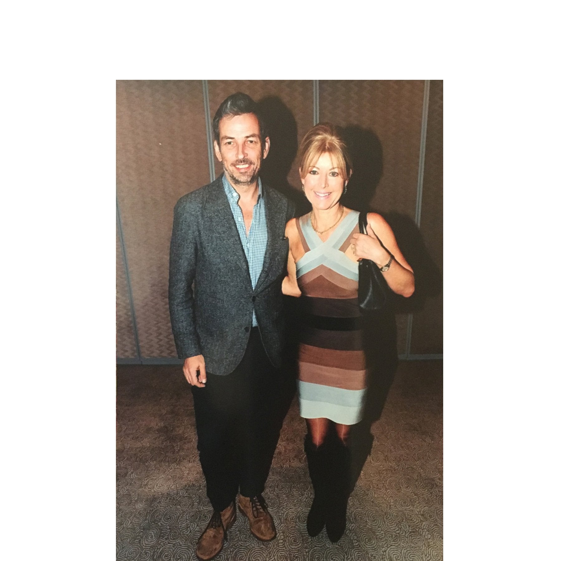 Nick Sullivan and Emma at The New York opening of Huntsman’s Pied a Terre - Emma Willis