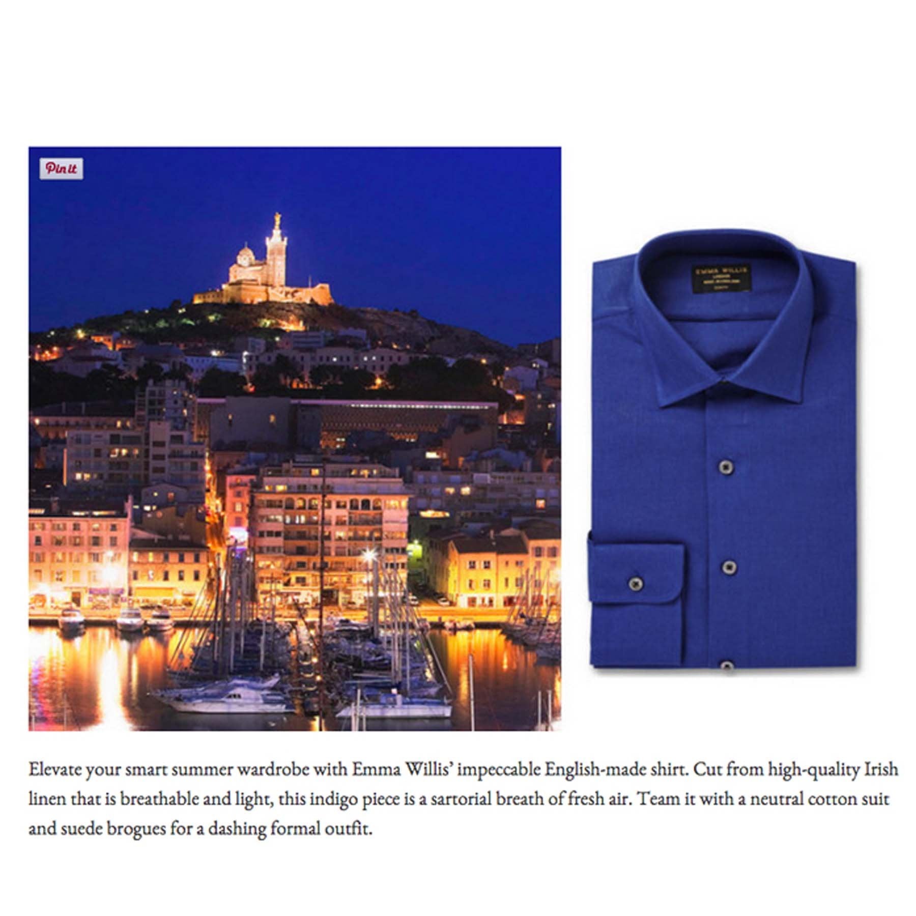 ‘The Best Linen Shirts to be seen in this Holiday.’ – The Gentleman’s Journal - Emma Willis