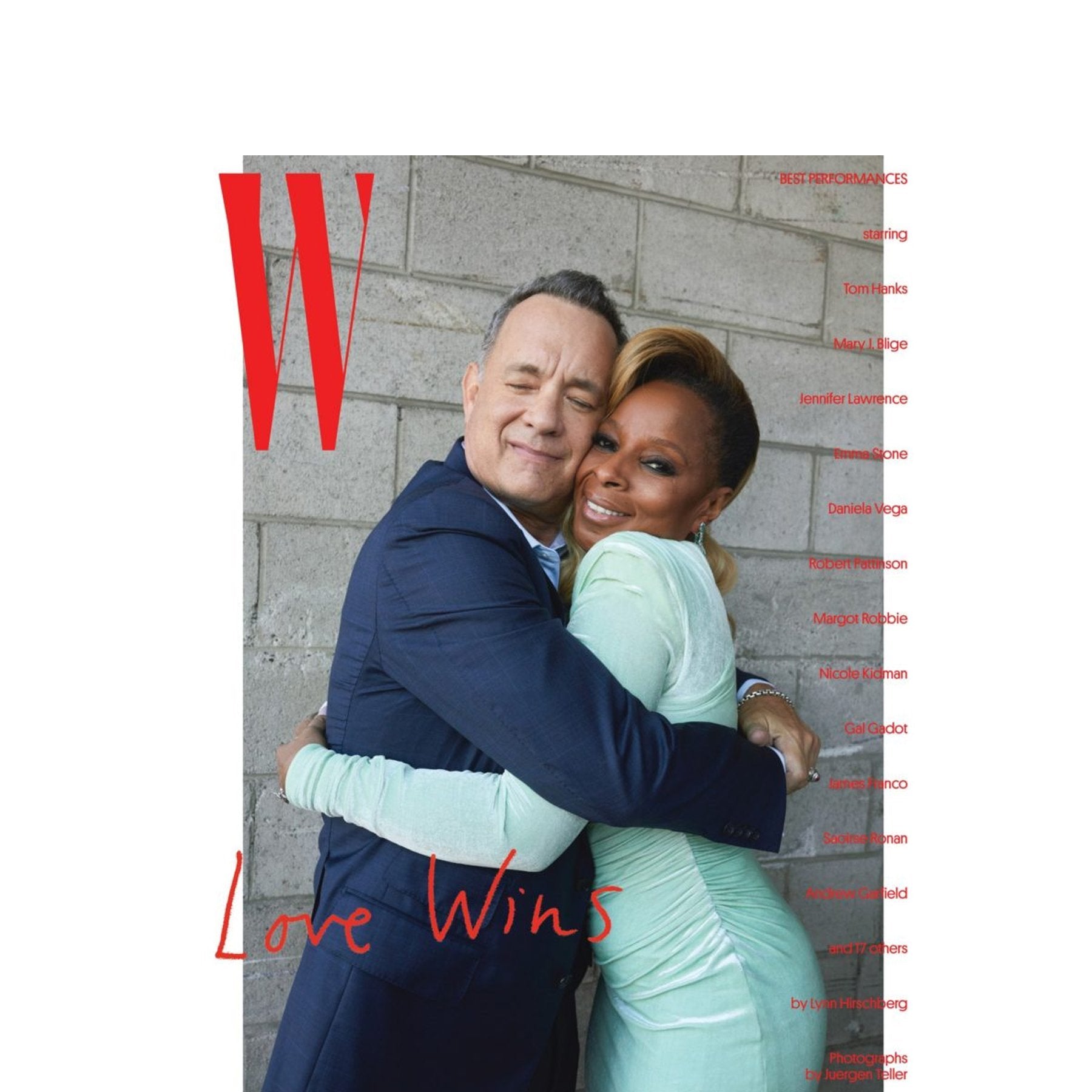 Tom Hanks wears Emma Willis in W Magazine - Emma Willis