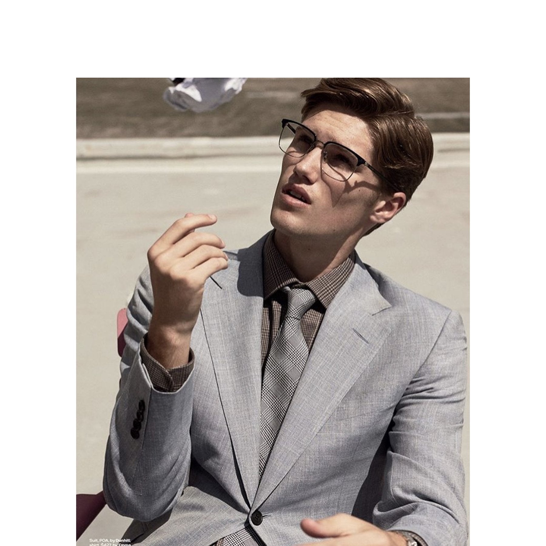 Walnut Check Brushed Cotton - Emma Willis