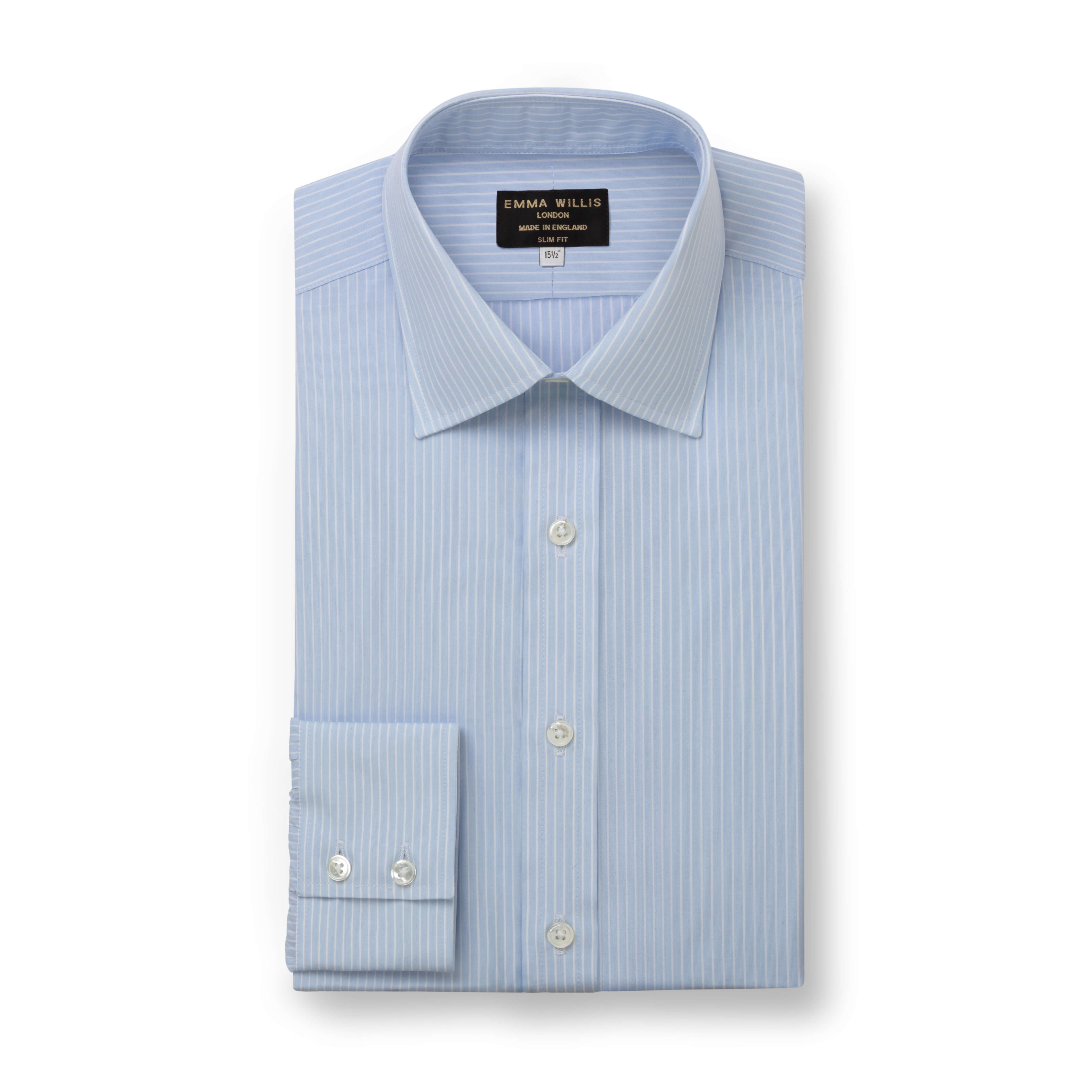 Blue Chalk Stripe Shirt - New