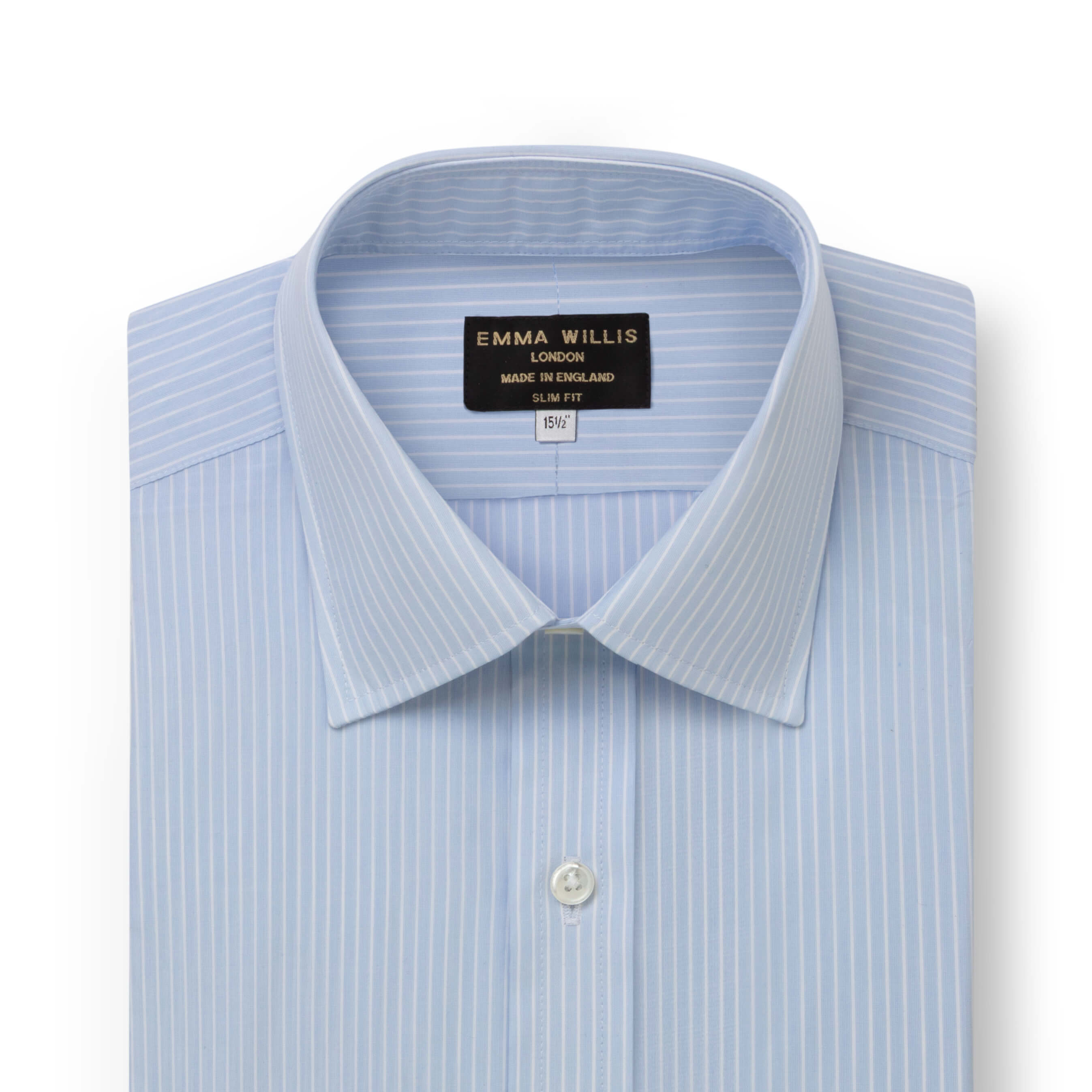 Blue Chalk Stripe Shirt - New