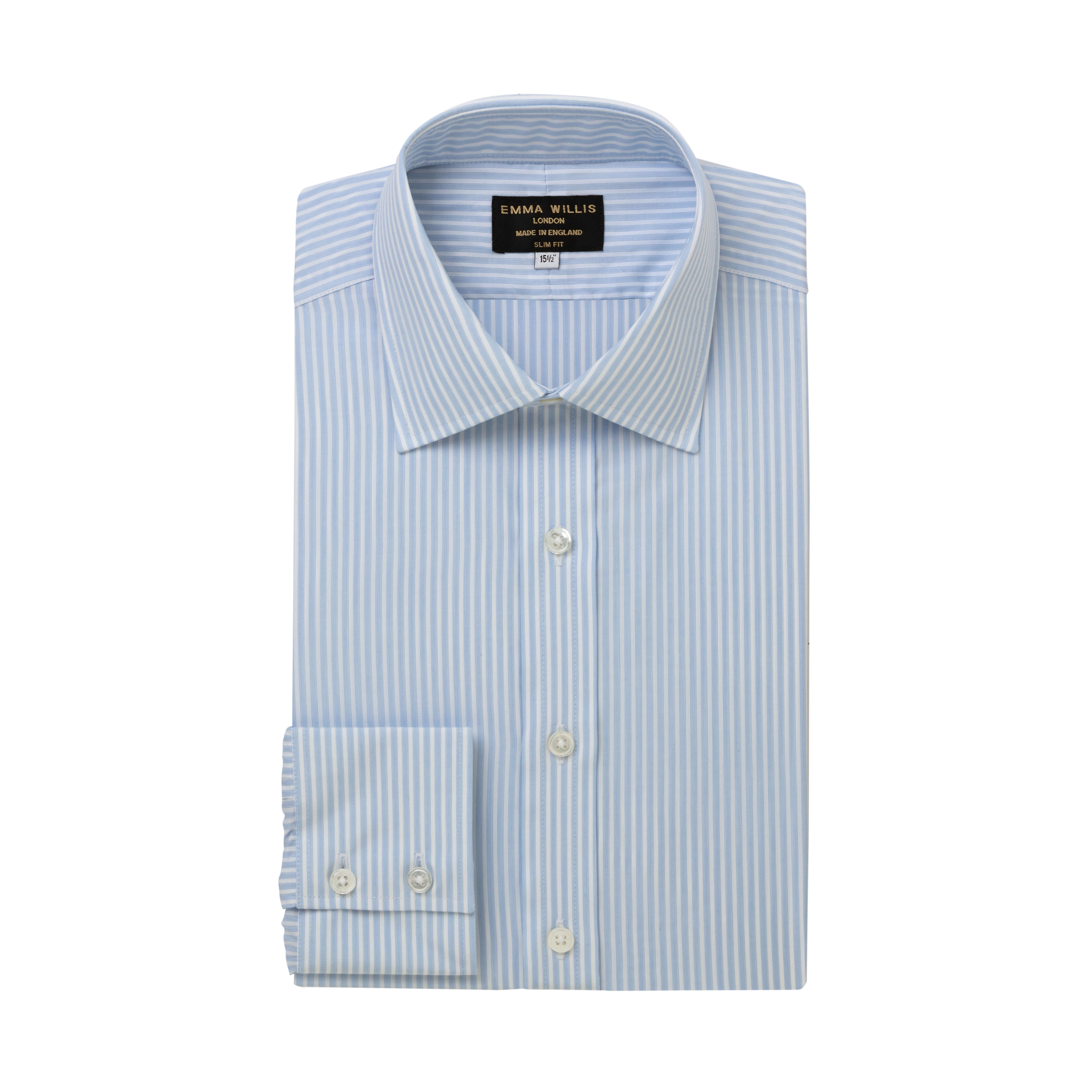 Blue Ladder Stripe Shirt - New