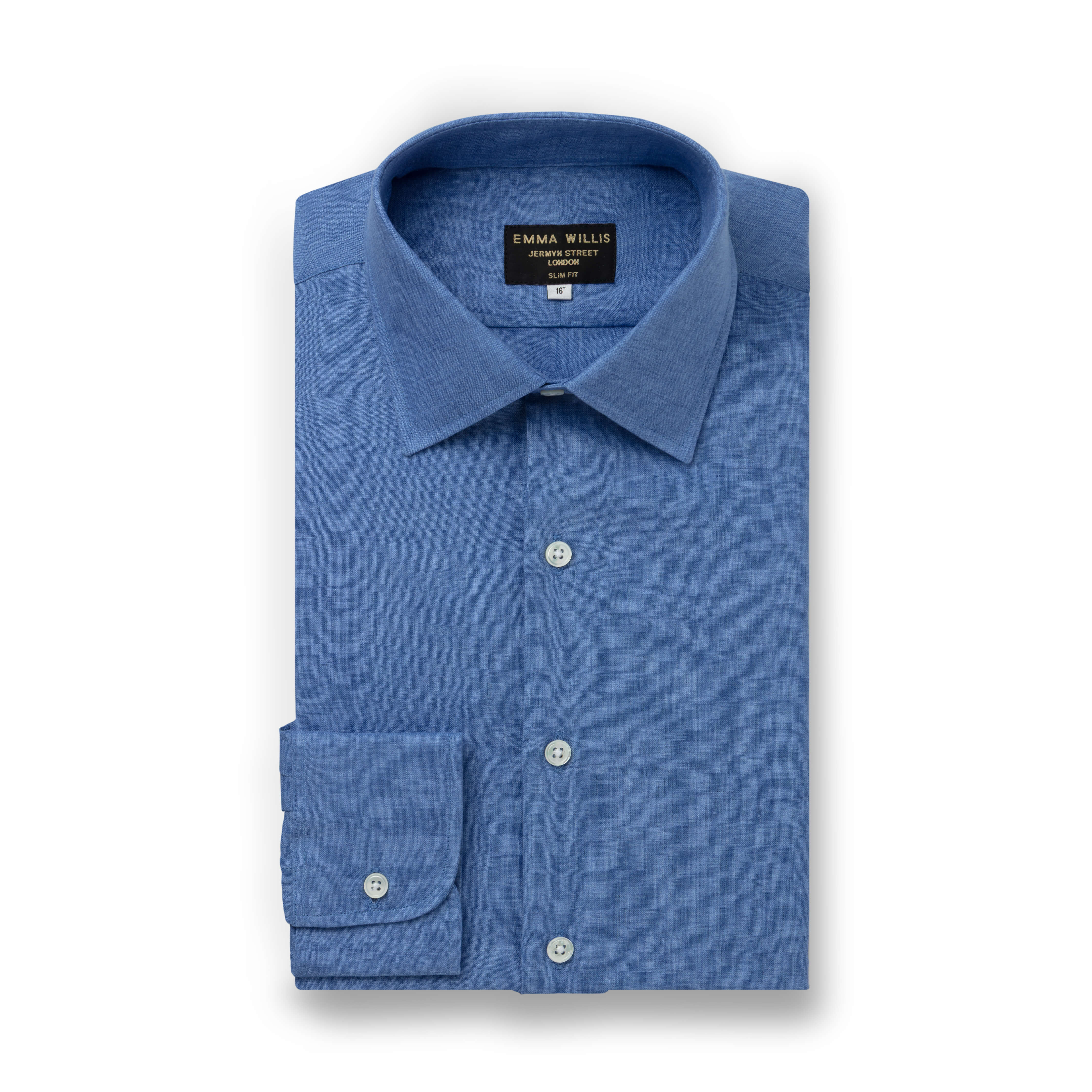 Blue Linen Shirt - New