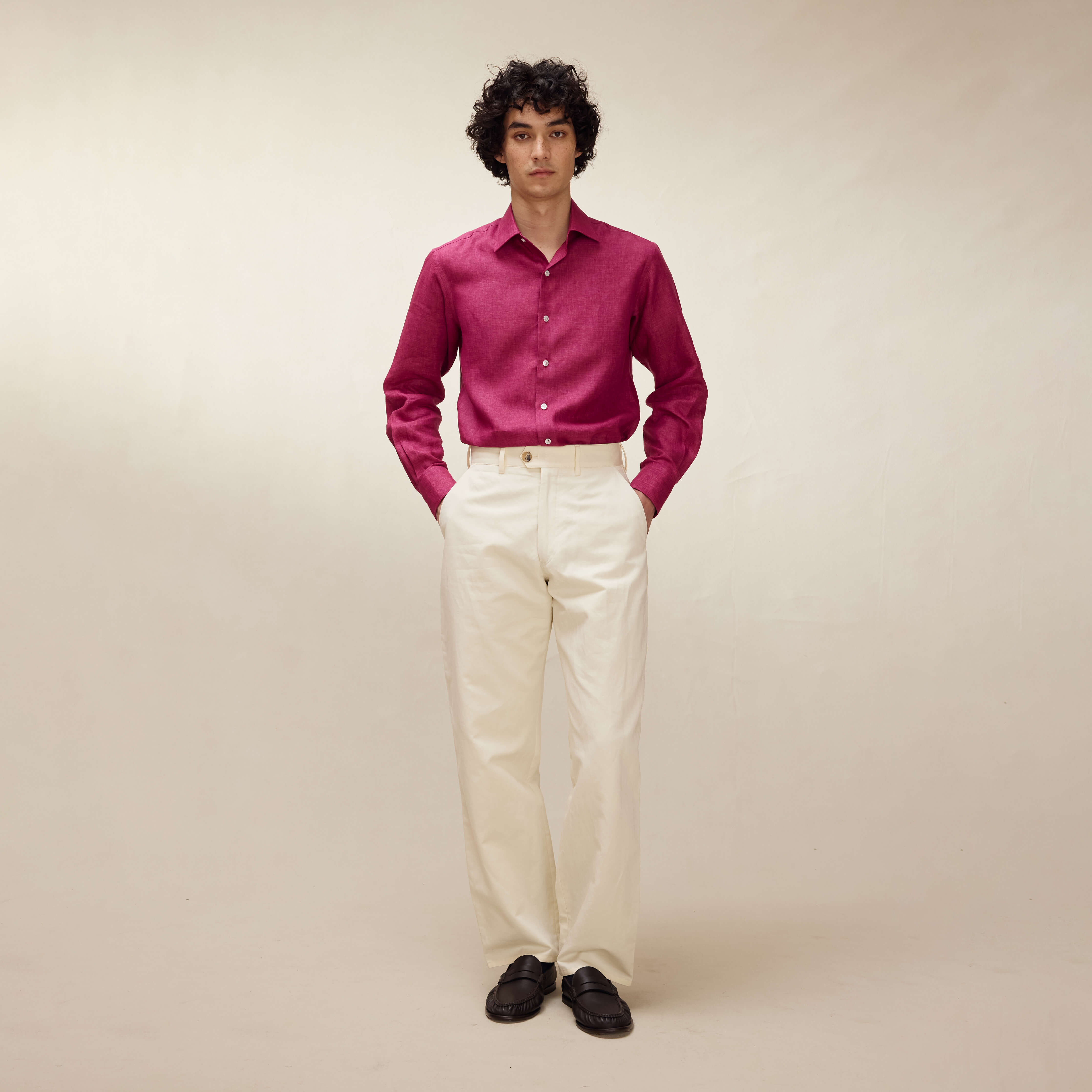 Cassis Linen Shirt - New