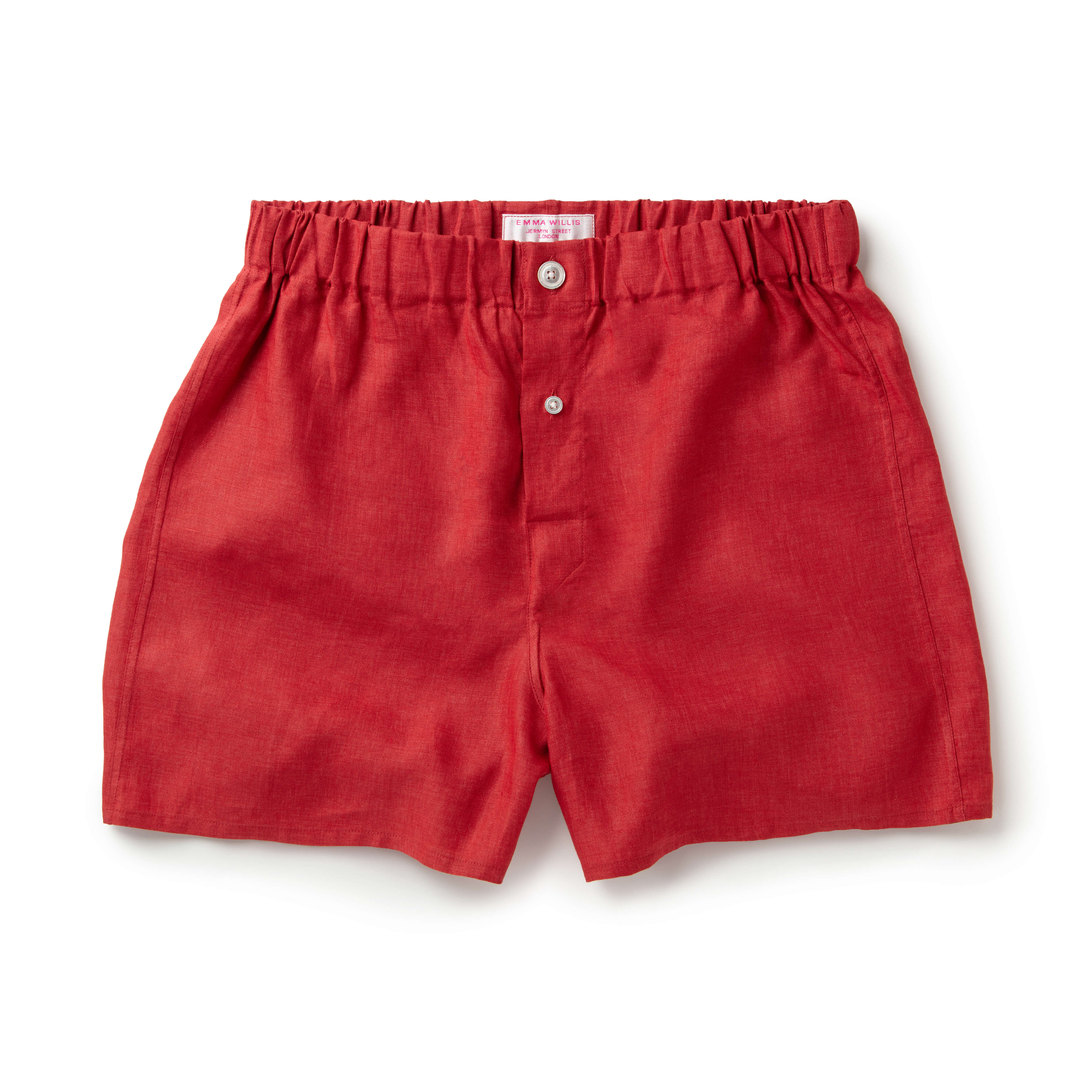 Chilli Linen Slim Fit Boxer Shorts - New
