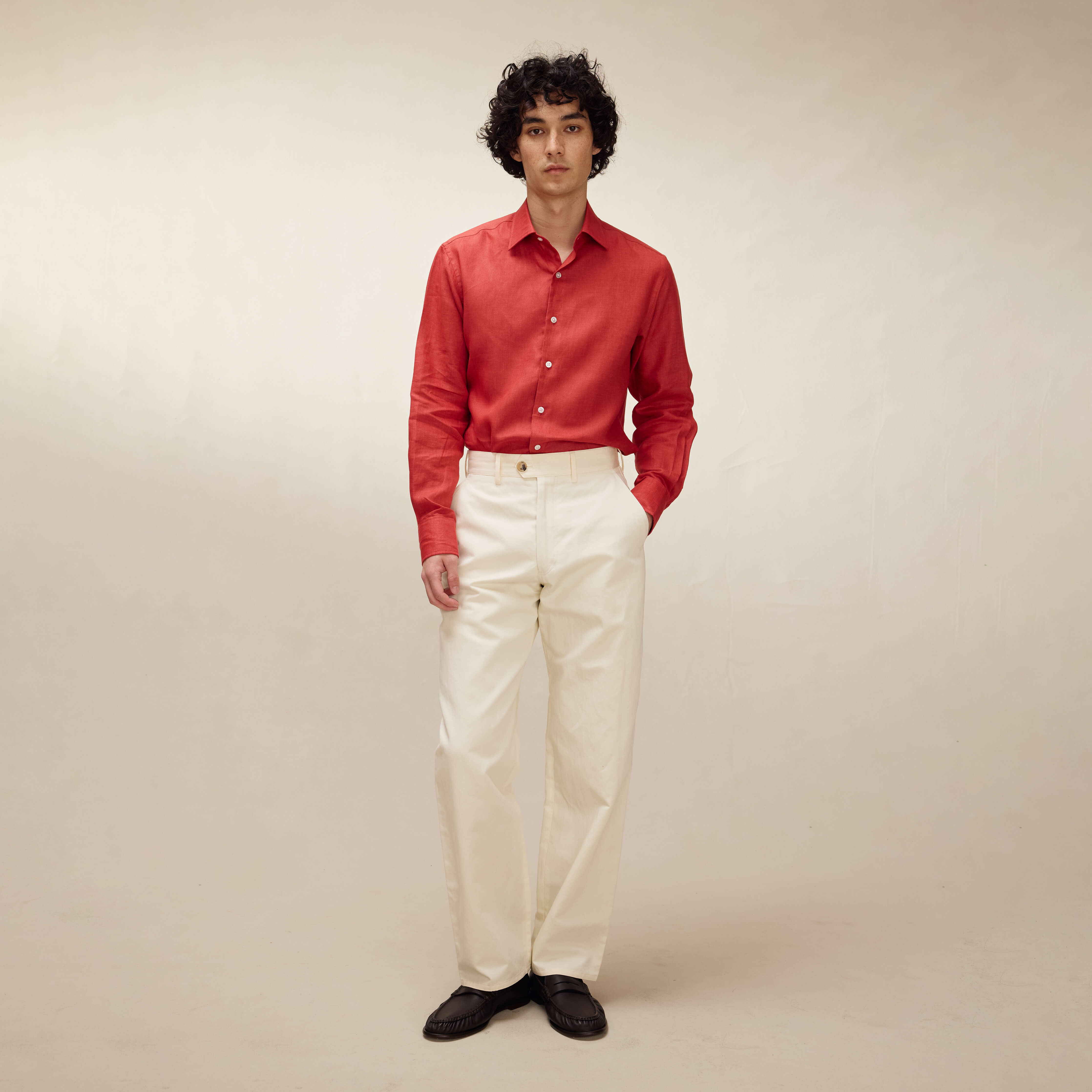 Chilli Linen Shirt - New