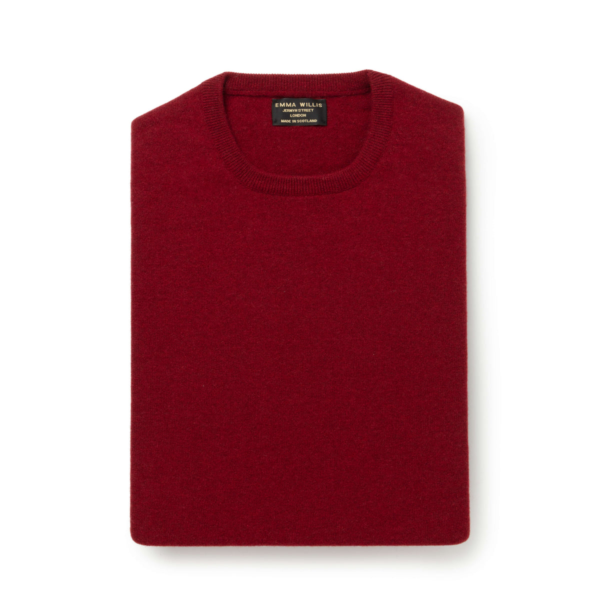 Claret Cashmere Crew
