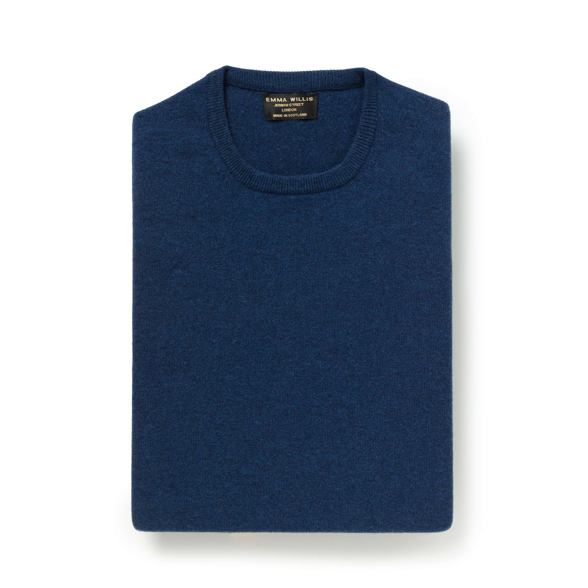 Cobalt Cashmere Crew