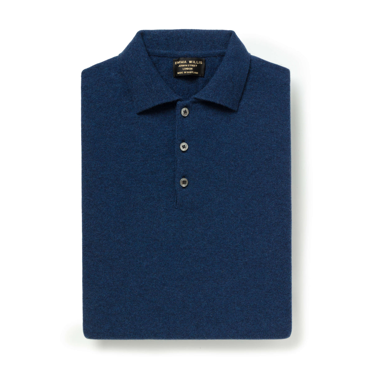 Cobalt Cashmere Polo