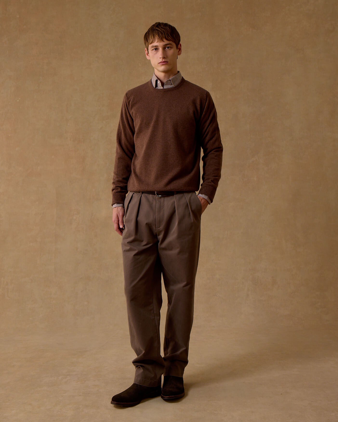 Coffee Cashmere Crew